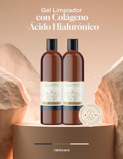 Foto 2 | Kit 2 Gel Limpiador Facial 480ml Colágeno Vitamina C Y Hialurónico