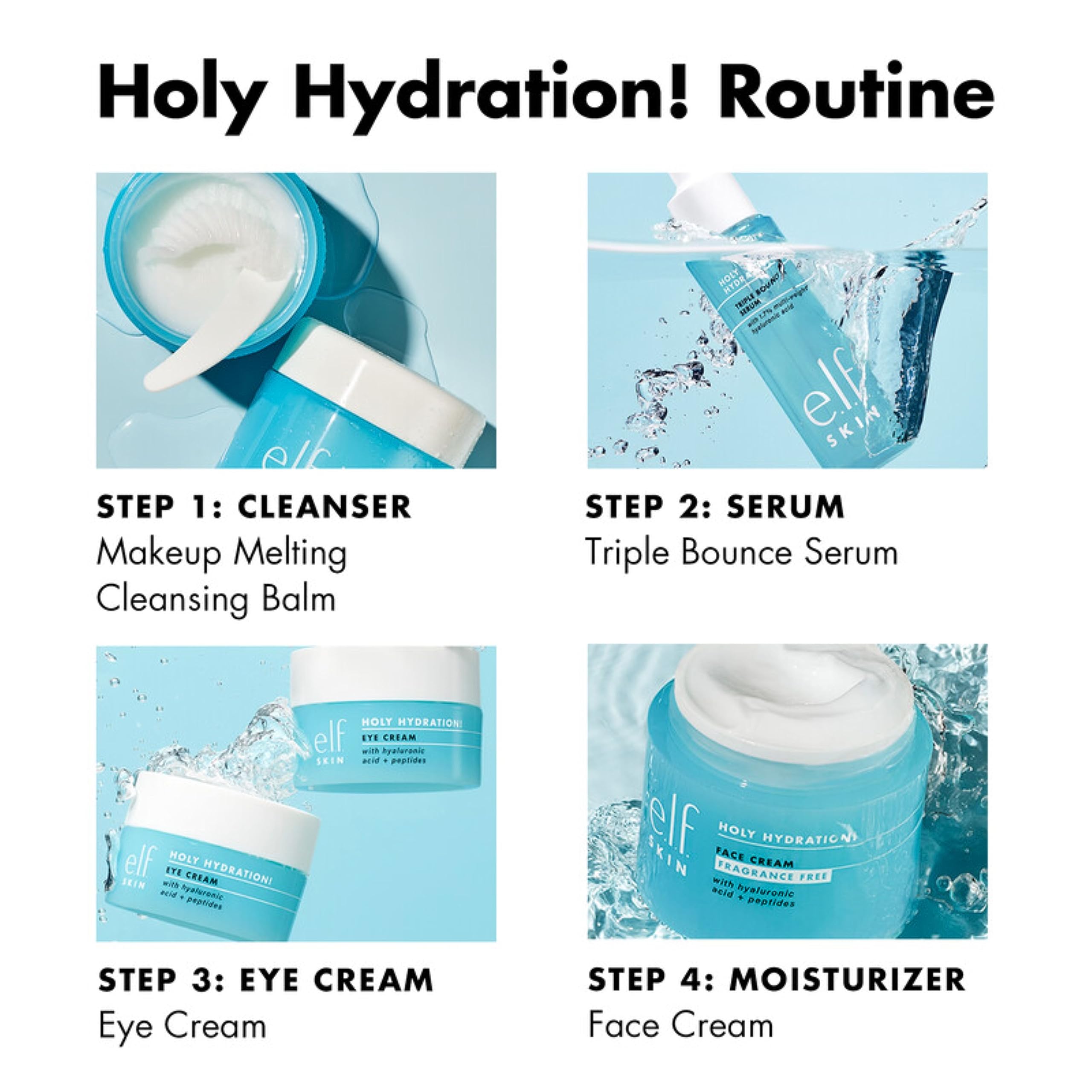 Foto 4 pulgar | Bálsamo Limpiador e.l.f. Skin Mini Holy Hydration! 13 g con Ácido Hialurónico - Venta Internacional