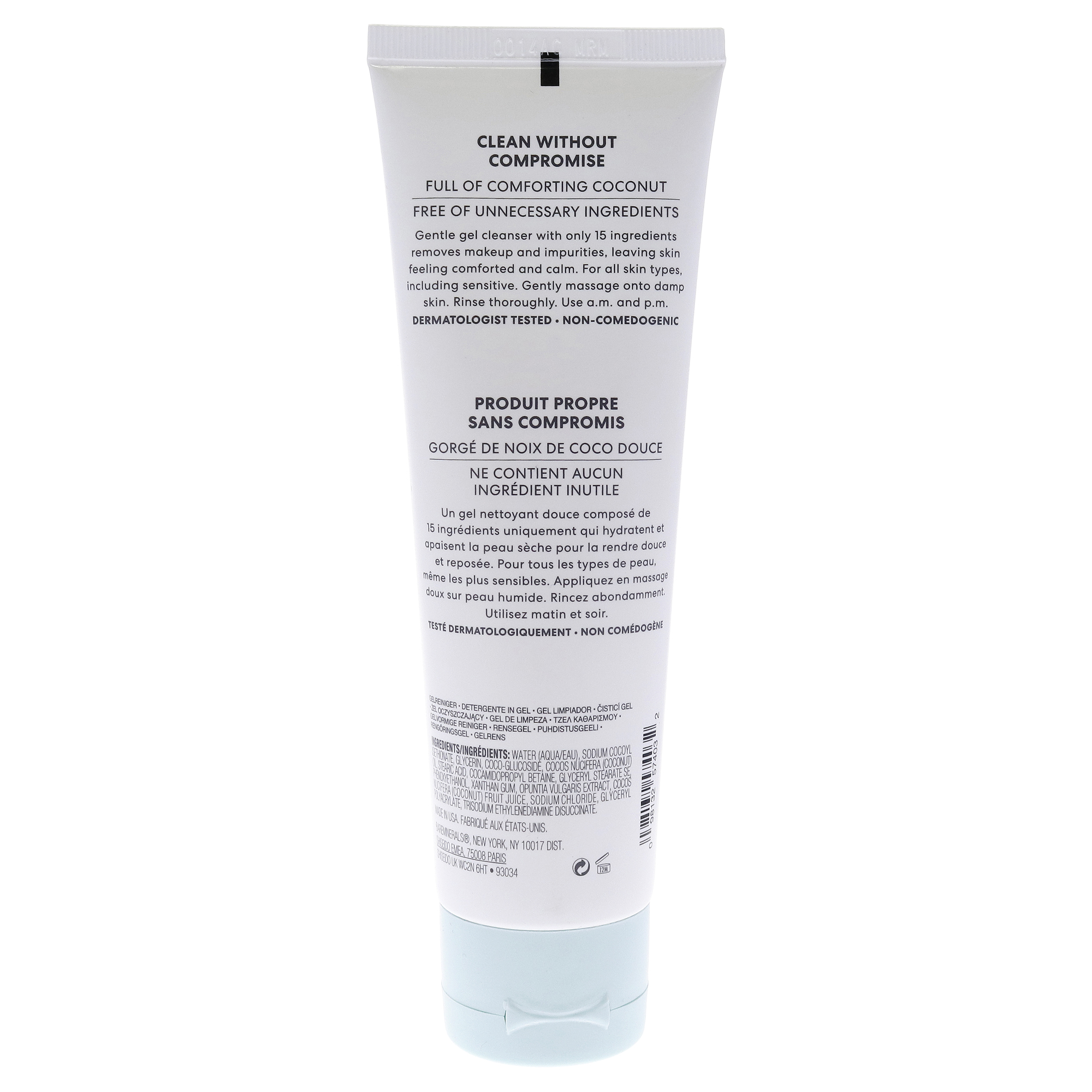 Foto 3 pulgar | Gel Limpiador Bareminerals Pureness Coconut Prickly Pera 120 Ml - Venta Internacional.