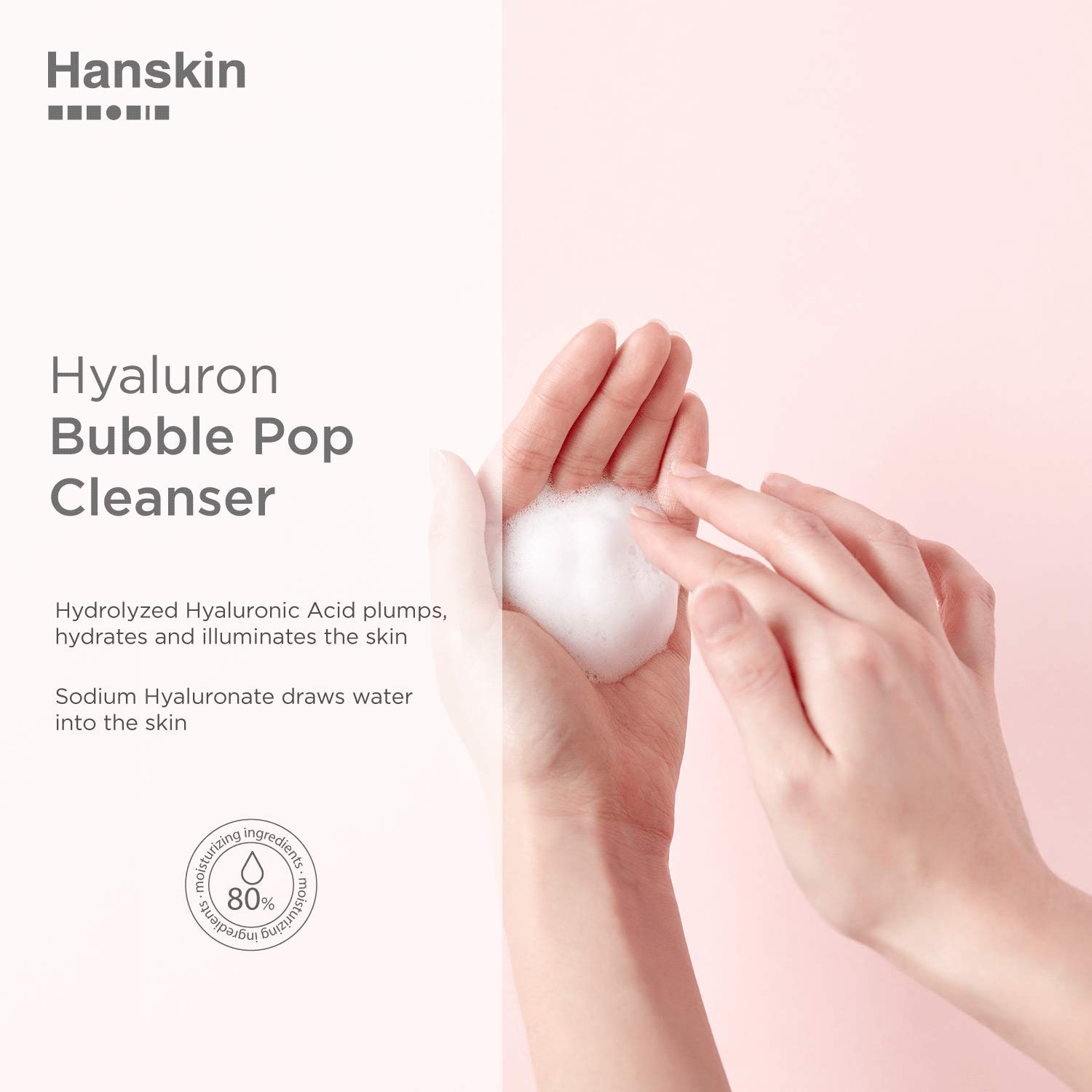 Foto 4 pulgar | Limpiador Hanskin Real Complexion Hyaluron Bubble Pop 150 Ml - Venta Internacional.