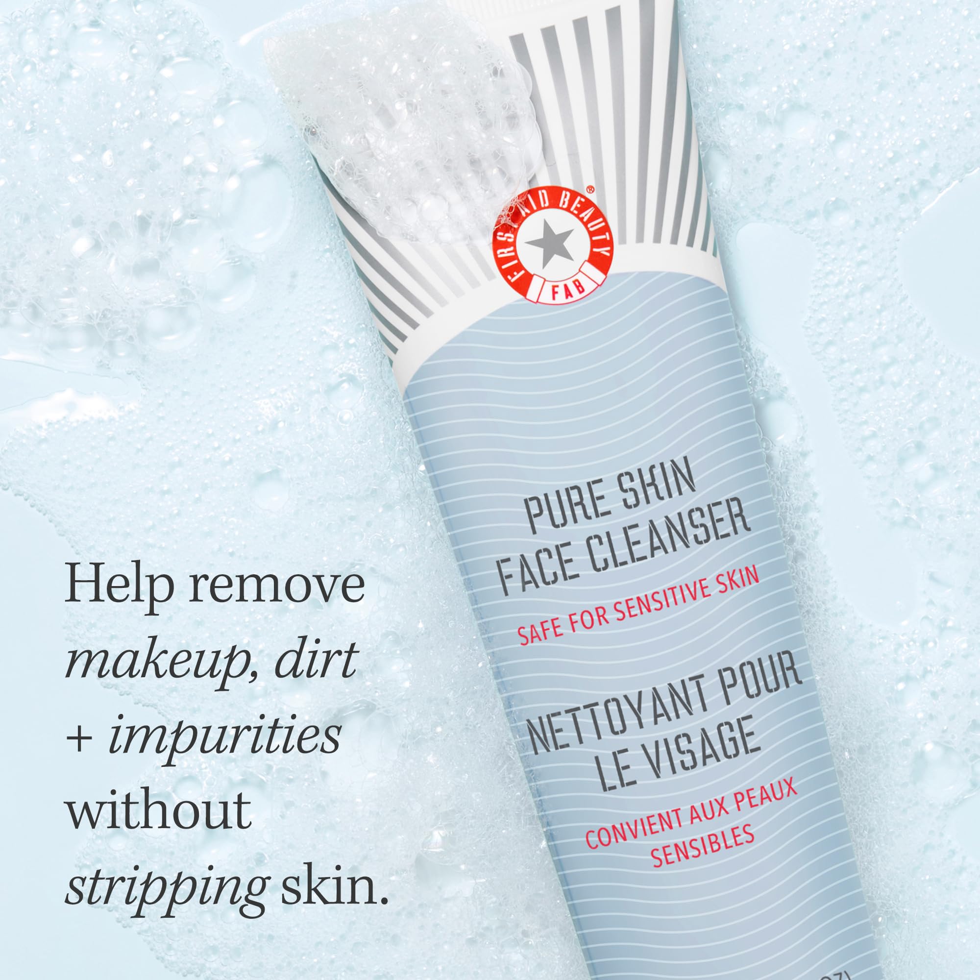 Foto 5 pulgar | Limpiador Facial First Aid Beauty Pure Skin Sensitive 142 ml - Venta Internacional