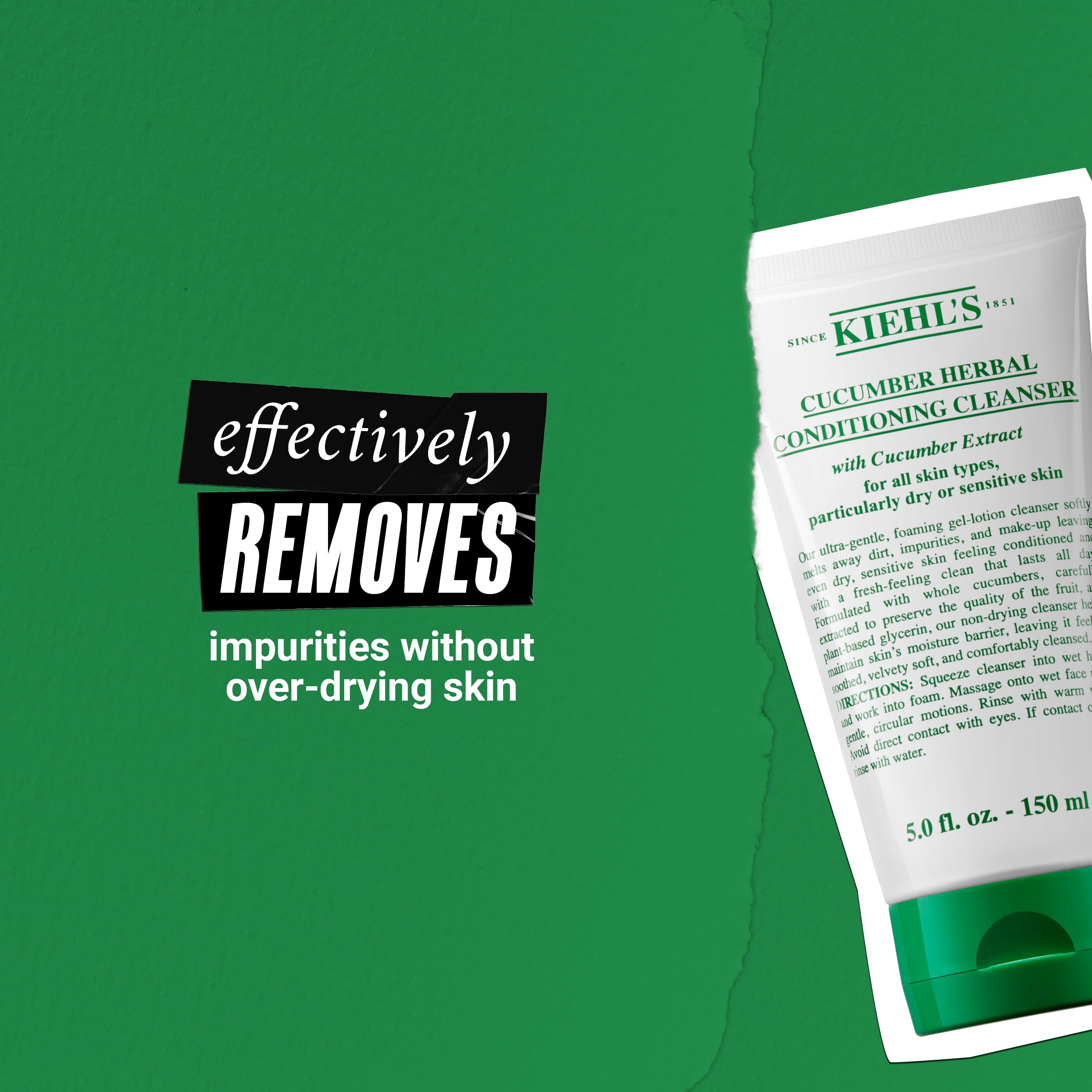 Foto 4 | Limpiador Acondicionador A Base De Hierbas Y Pepino De Face Wash Kiehl's 150 Ml - Venta Internacional