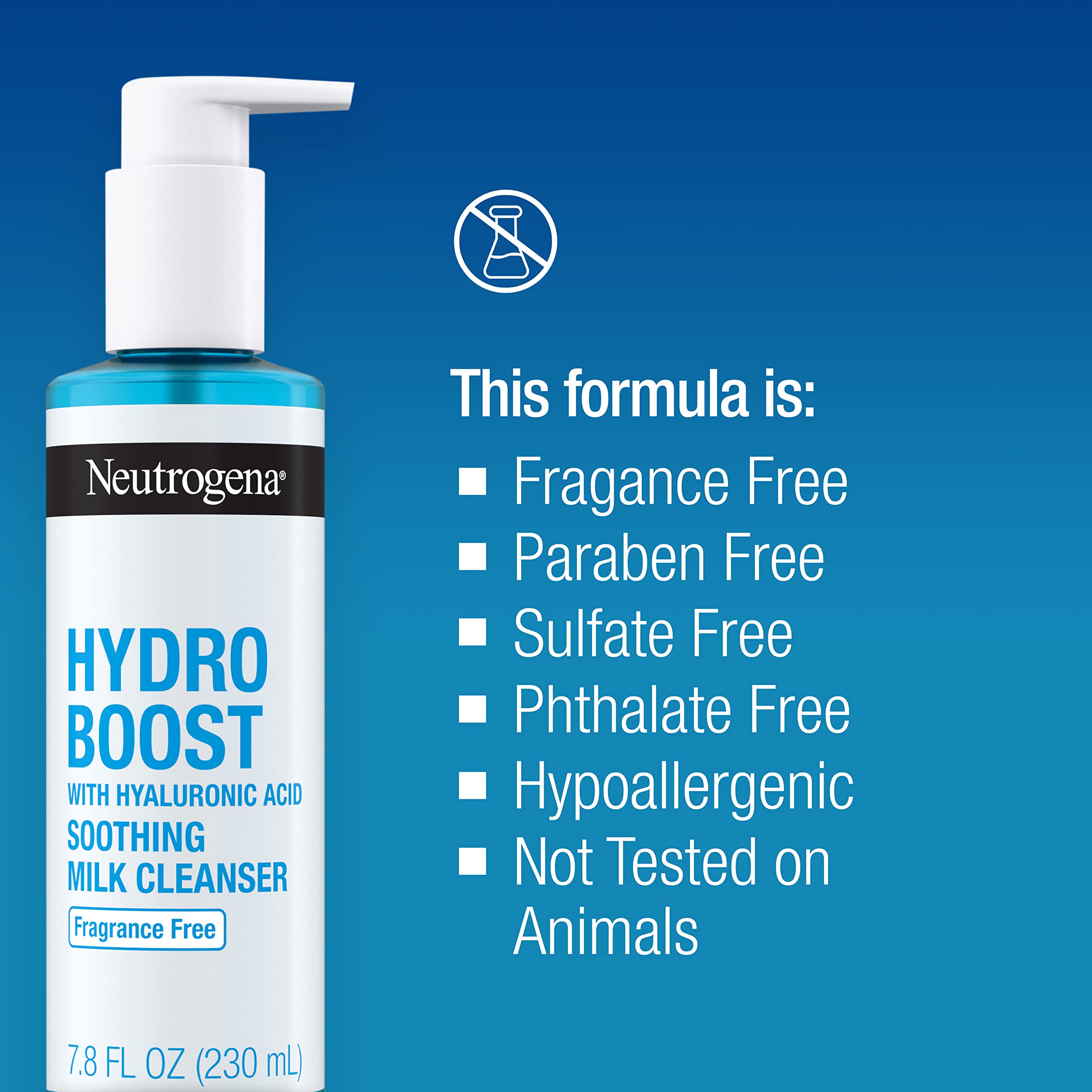 Foto 4 | Limpiador Facial Neutrogena Hydro Boost Leche Calmante 230 Ml - Venta Internacional