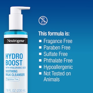 Foto 4 | Limpiador Facial Neutrogena Hydro Boost Leche Calmante 230 Ml - Venta Internacional
