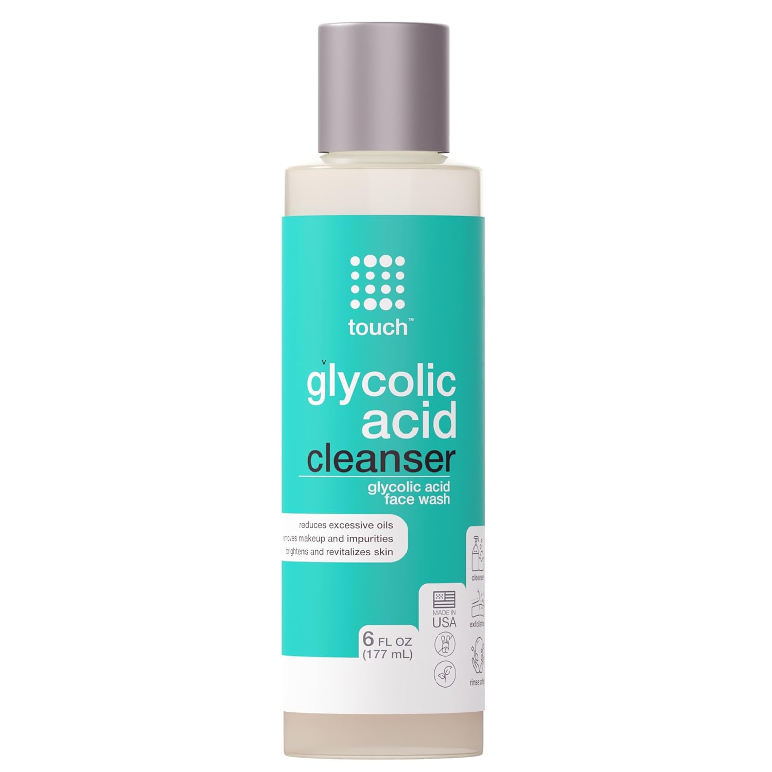 Face Wash Touch Exfoliante con 10% de Ácido Glicólico 180 Ml - Venta Internacional