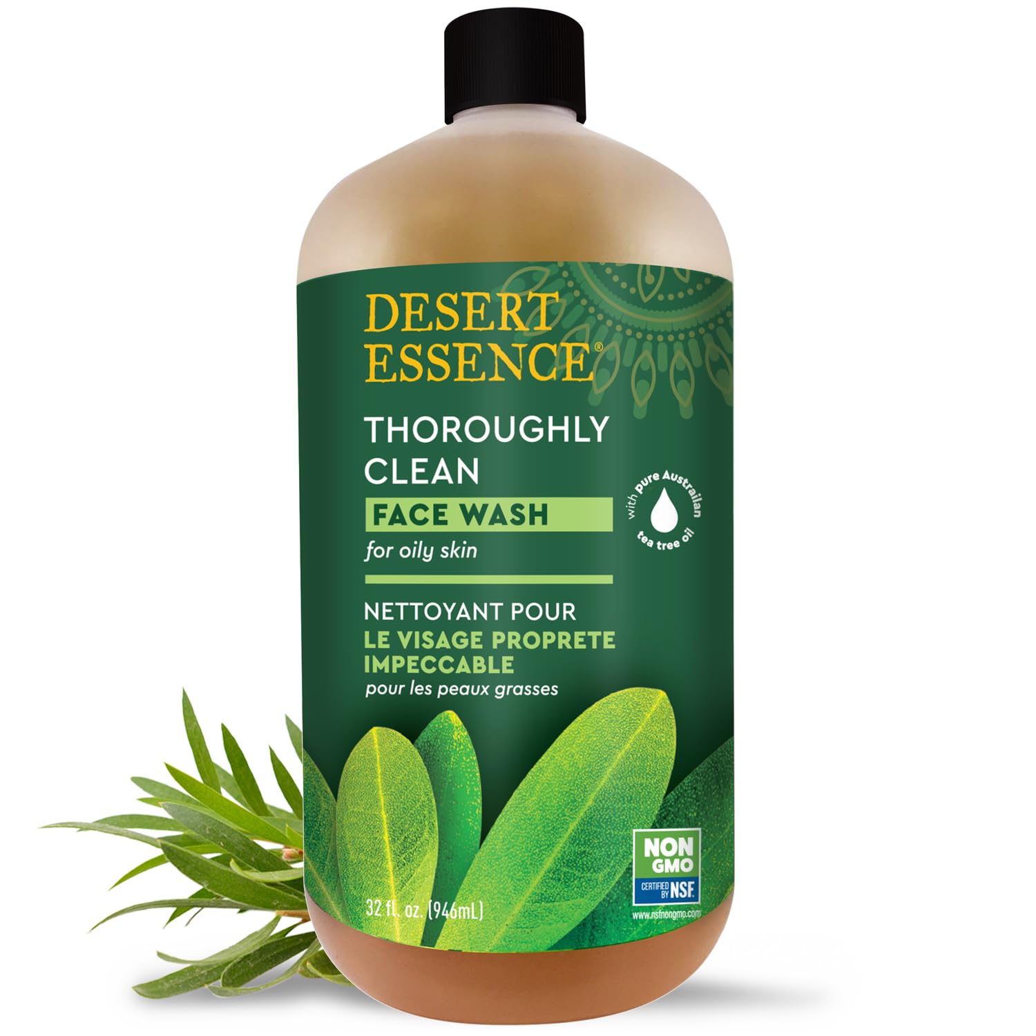 Foto 3 pulgar | Limpiador Facial Desert Essence de Árbol de Té 960 ml - Venta Internacional