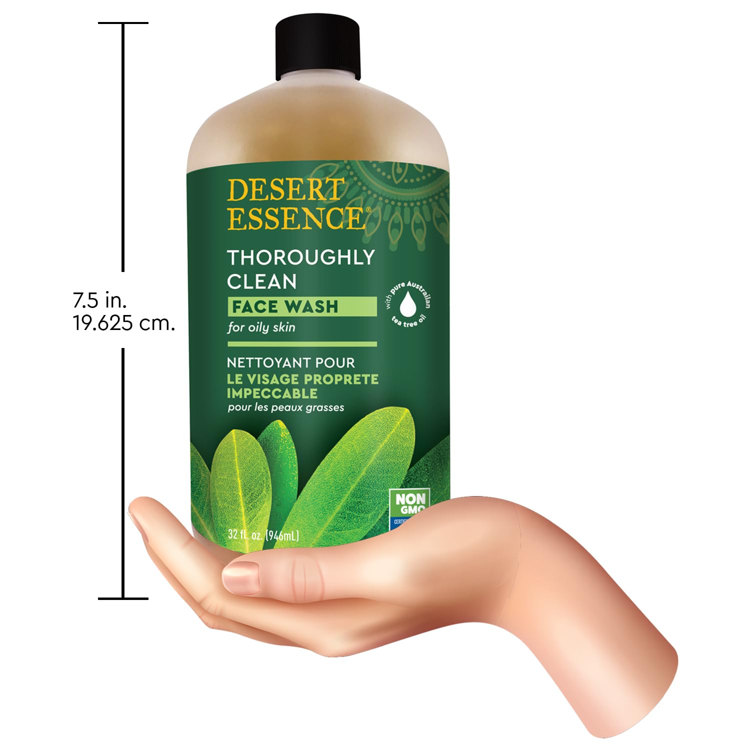 Foto 7 | Limpiador Facial Desert Essence de Árbol de Té 960 ml - Venta Internacional
