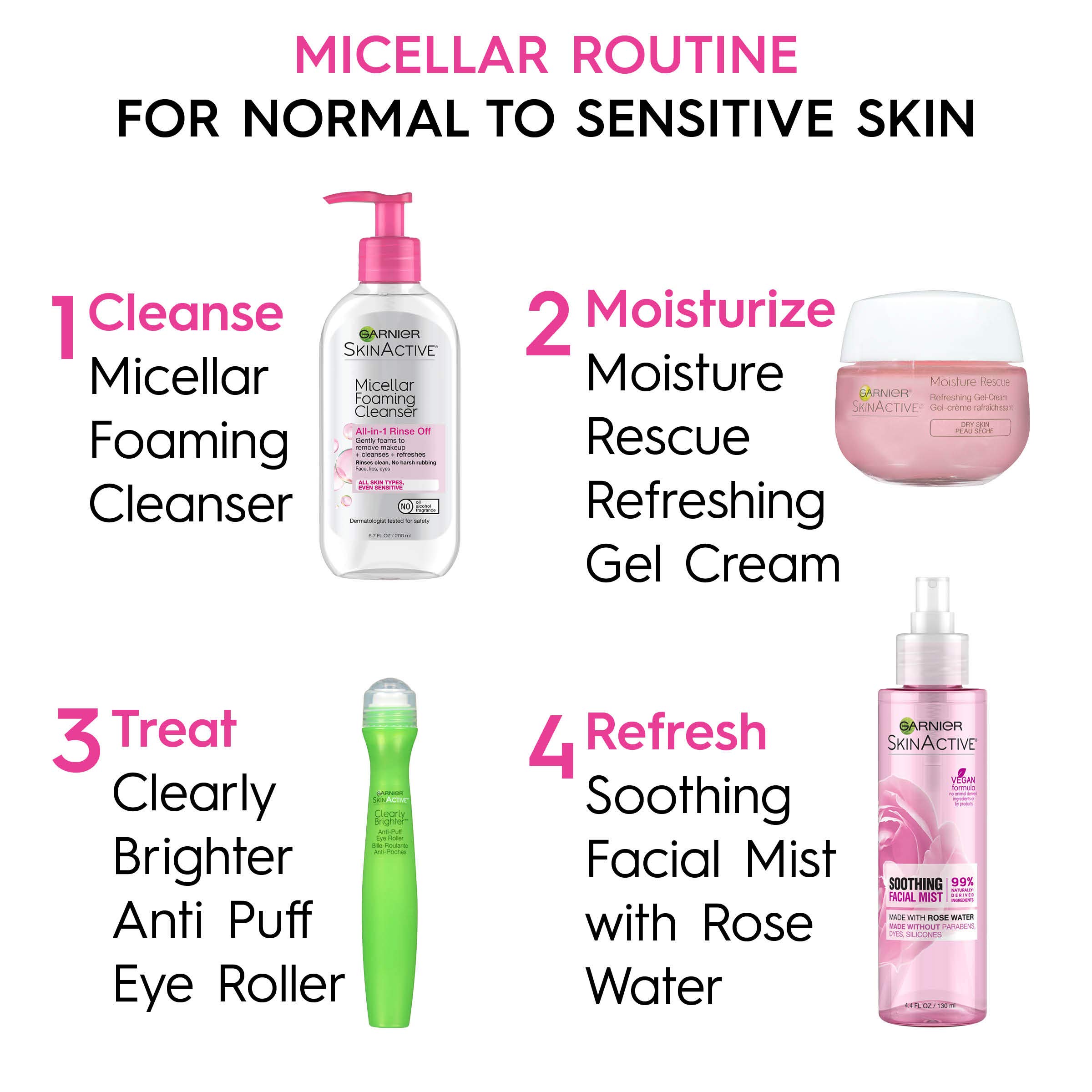 Foto 7 pulgar | Limpiador Facial Garnier Skinactive Micellar Foaming 200 Ml - Venta Internacional.