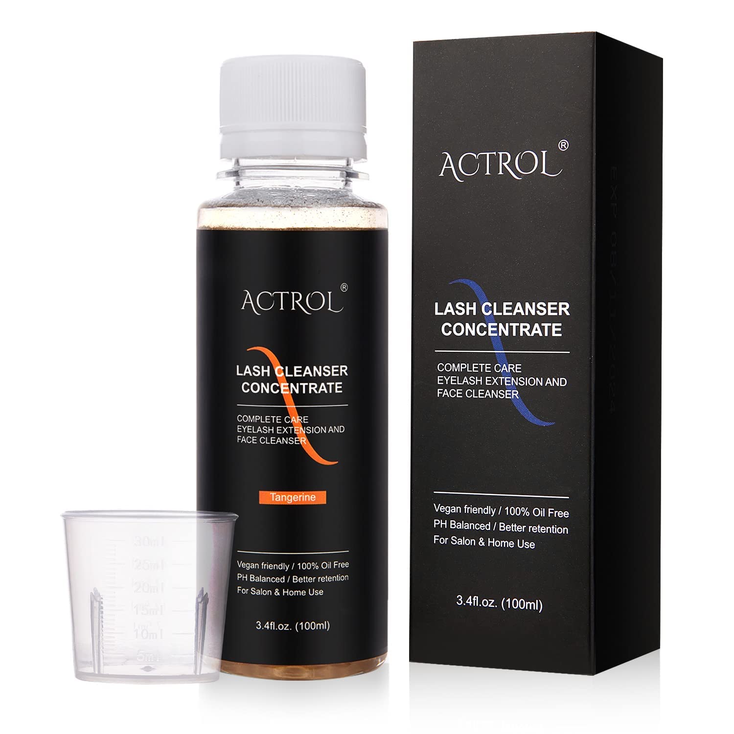 Limpiador De Pestañas Concentrado Actrol Tangerine 100ml - Venta Internacional.