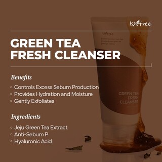 Foto 2 | Limpiador Sintree Green Tea Fresh Con 120 Ml Para Piel Grasa - Venta Internacional.