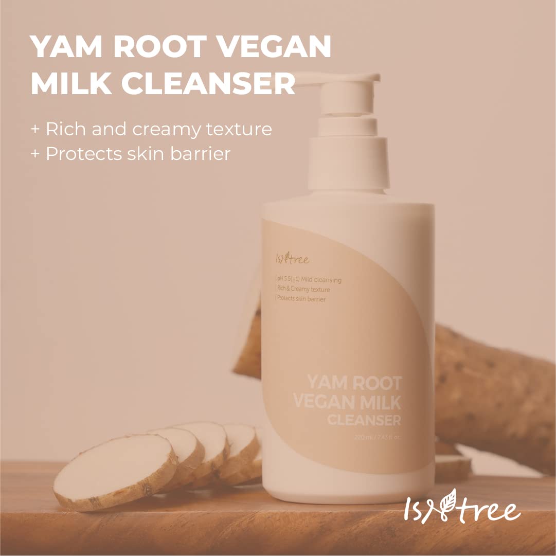 Foto 3 pulgar | Limpiador: Leche Vegana De Raíz De Ñame, 220 Ml, Hidratante, Coreana - Venta Internacional.