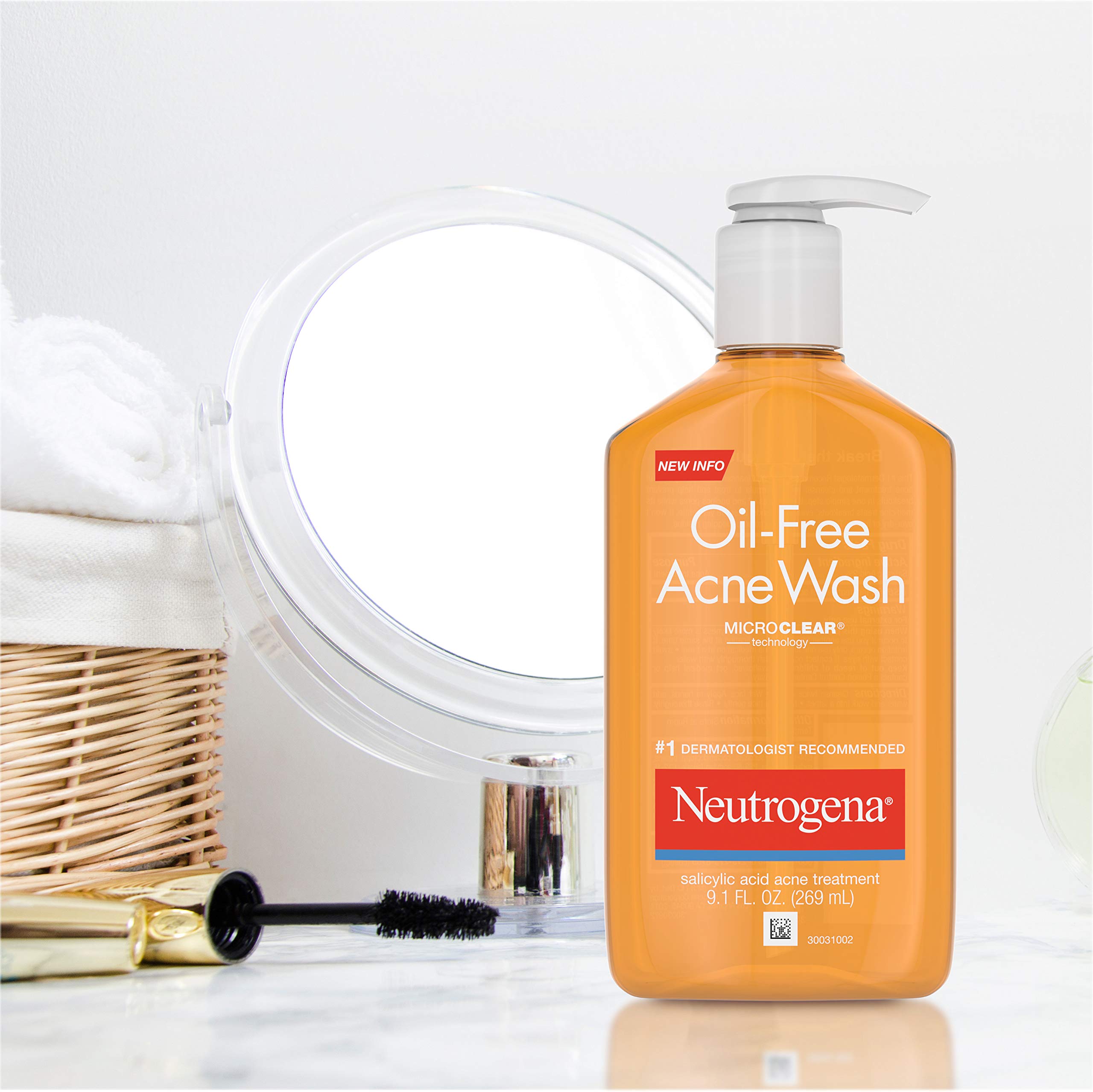 Foto 4 | Limpiador Facial Neutrogena Sin Aceite Con Ácido Salicílico 270 Ml - Venta Internacional.