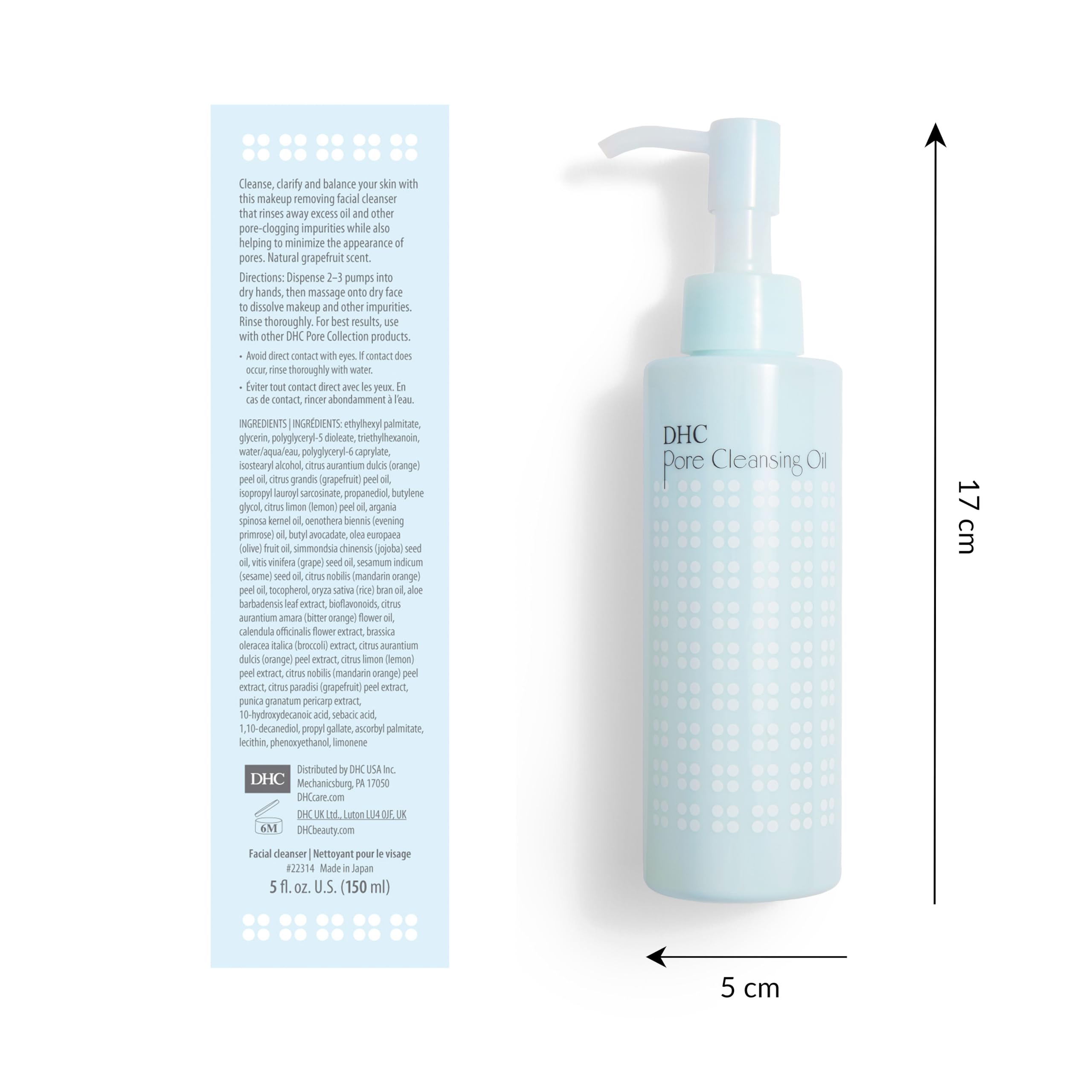 Foto 3 | Aceite Limpiador Facial Dhc Pore Cleansing Oil 150 Ml - Venta Internacional.