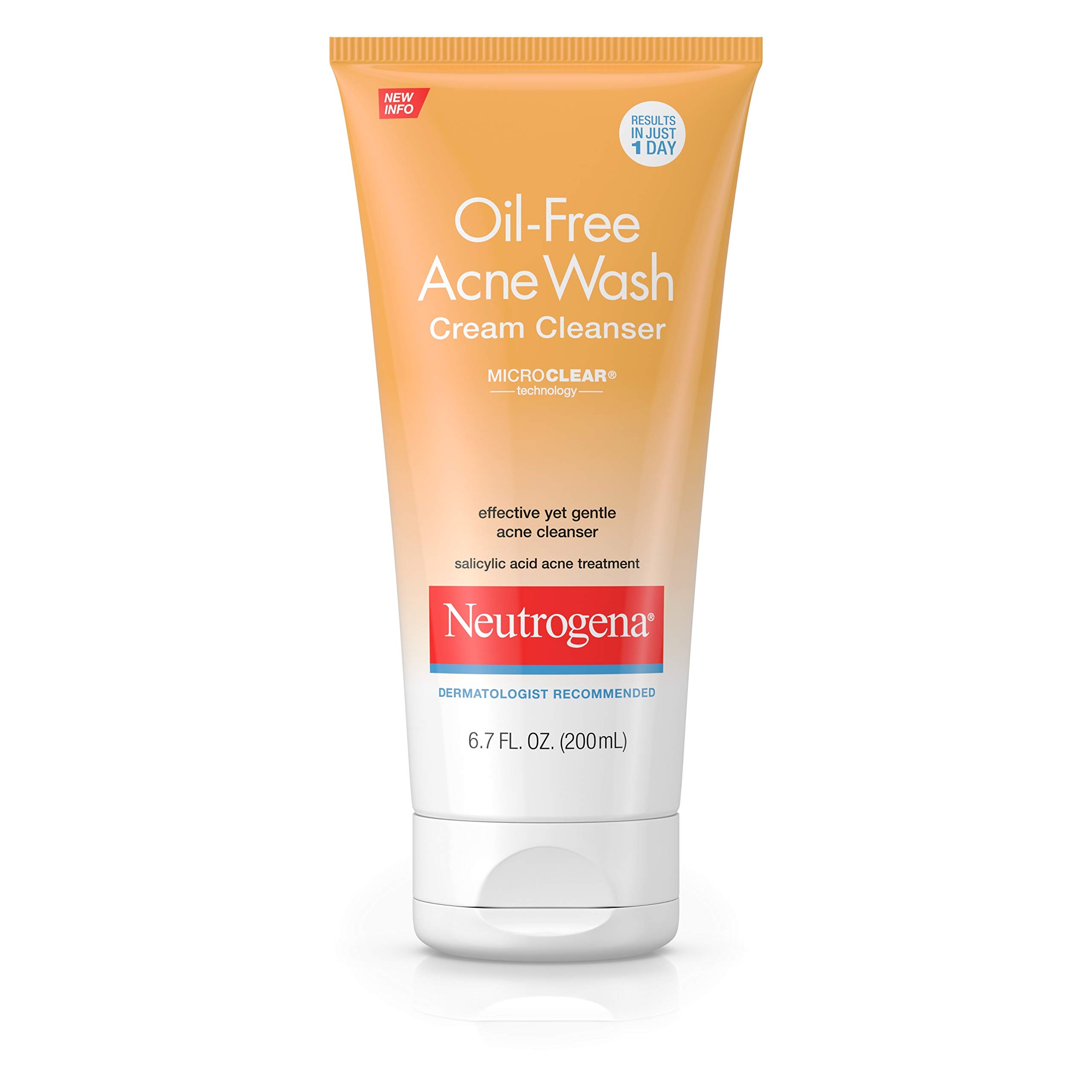 Foto 1 | Crema Limpiadora Facial Neutrogena Sin Aceite Para El Acné, 200 Ml - Venta Internacional.