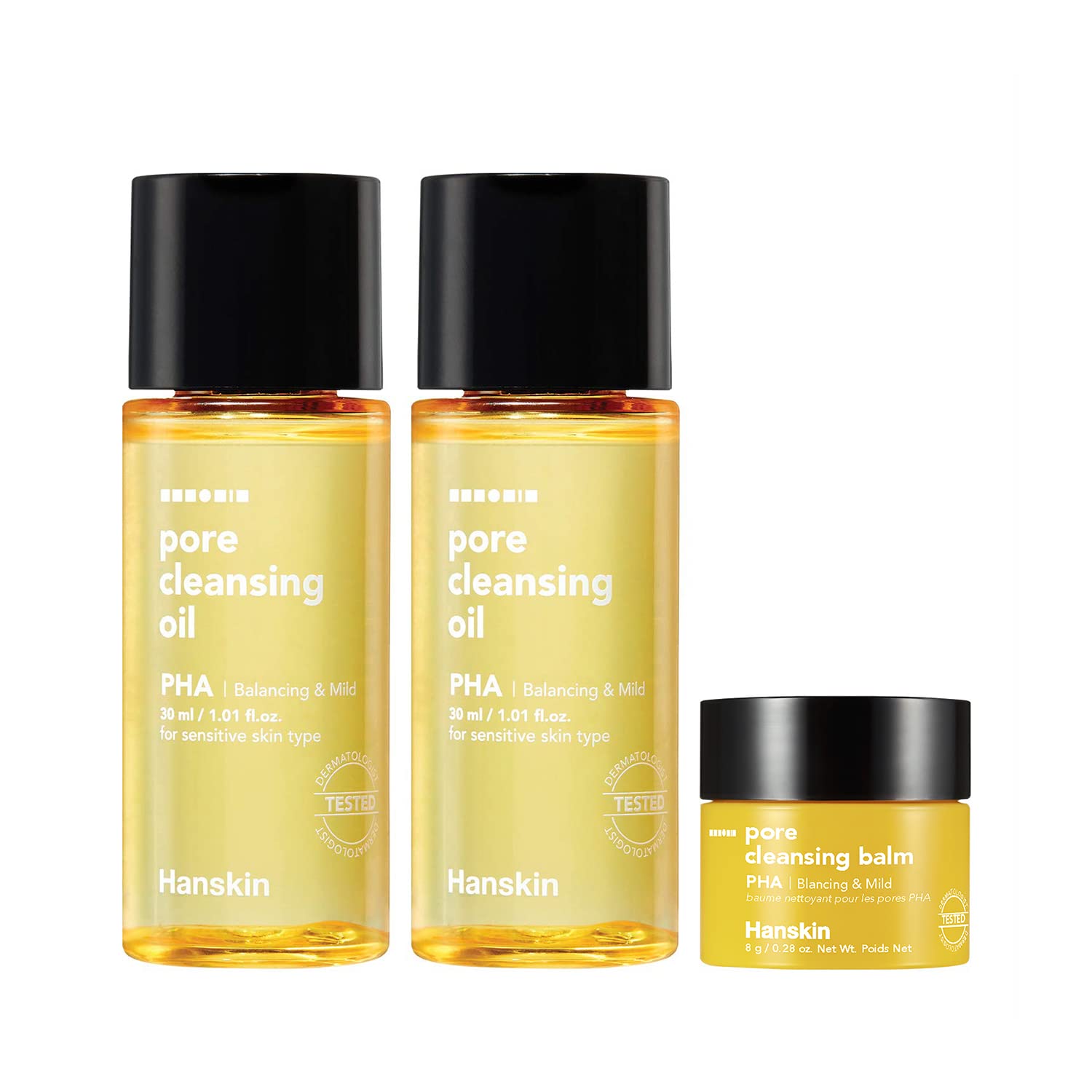 Set Desmaquillante Hanskin Pha, Aceite Limpiador De Poros, 30 Ml, 2 - Venta Internacional.