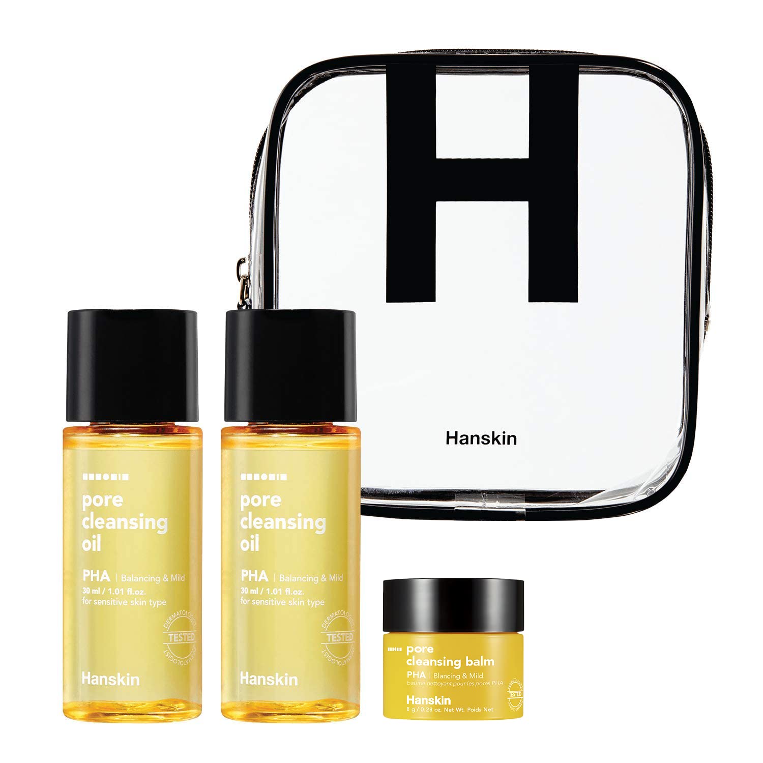 Foto 2 | Set Desmaquillante Hanskin Pha, Aceite Limpiador De Poros, 30 Ml, 2 - Venta Internacional.