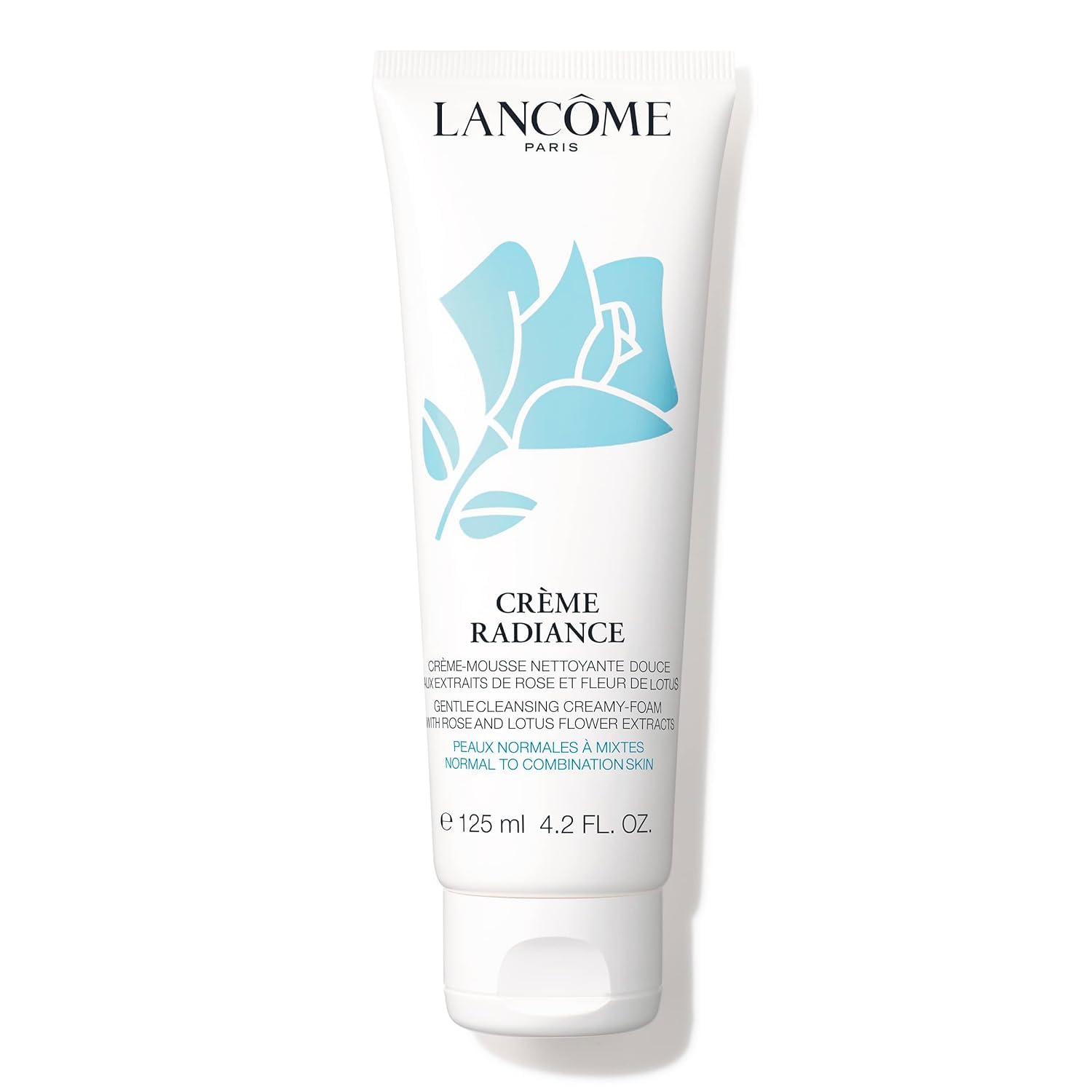 Limpiador Facial Lancôme Créme Radiance Con Rosa Y Loto 125 Ml - Venta Internacional.