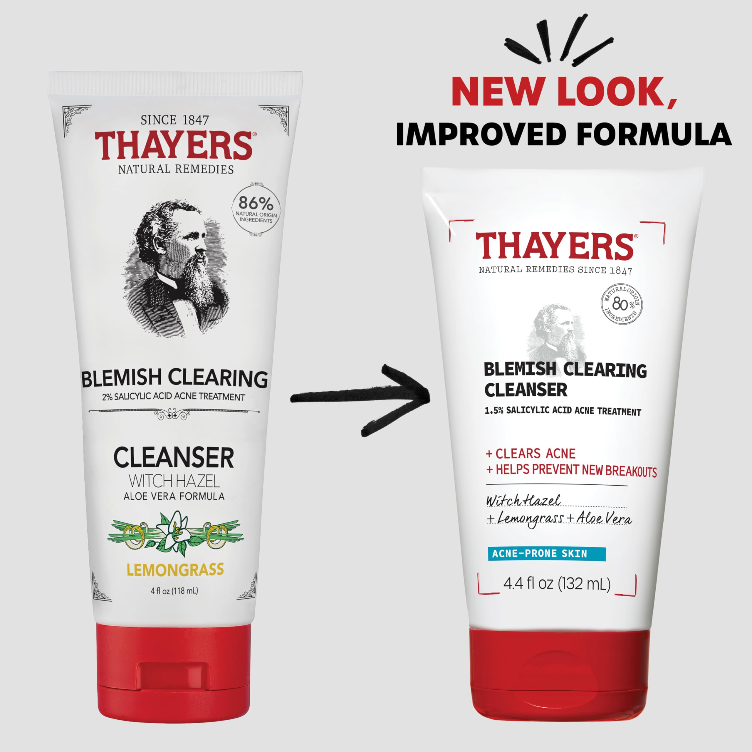 Foto 3 pulgar | Limpiador Facial Thayers Blemish Clearing Con 1,5% De Ácido Salicílico - Venta Internacional.