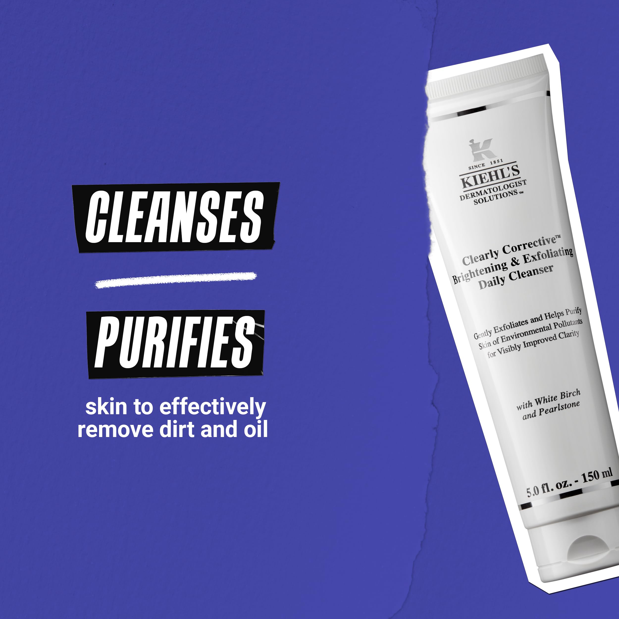Foto 5 pulgar | Limpiador Kiehl's Clearly Corrective Brillening 150 ml - Venta Internacional