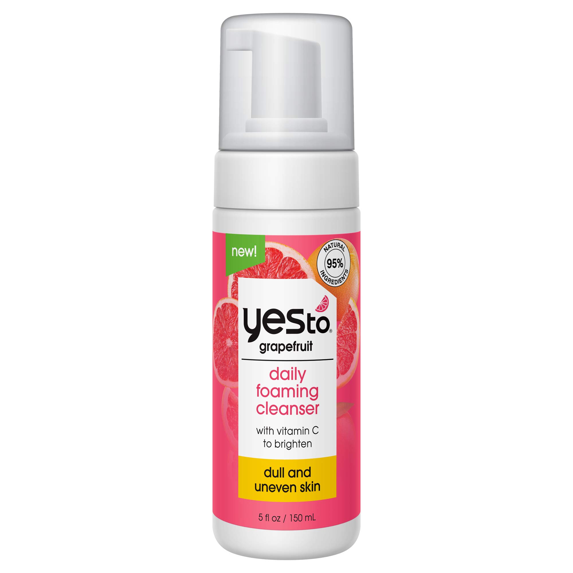 Foto 2 pulgar | Limpiador Espumoso Yes To Grapefruit Brightening, 150 Ml - Venta Internacional.