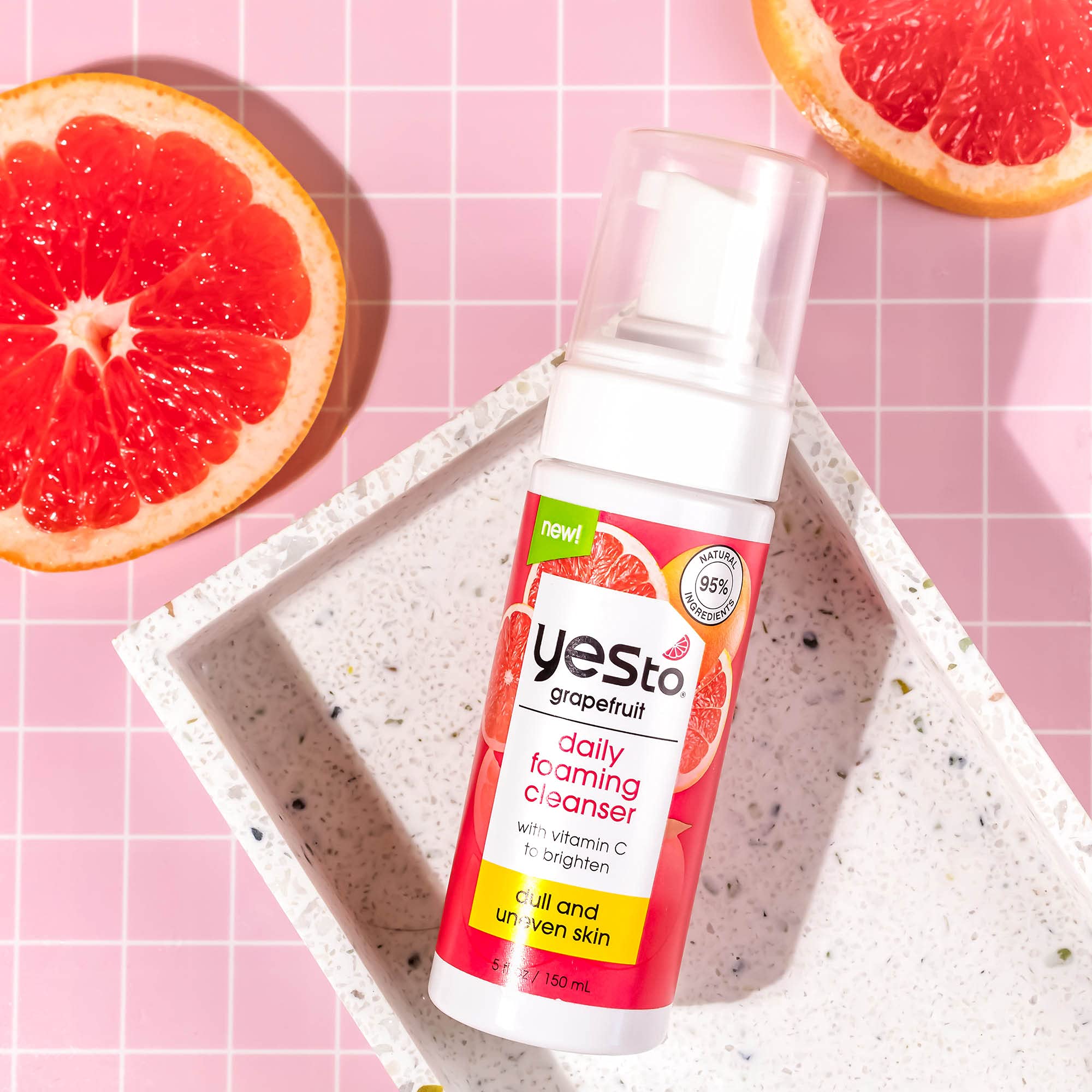 Foto 7 pulgar | Limpiador Espumoso Yes To Grapefruit Brightening, 150 Ml - Venta Internacional.