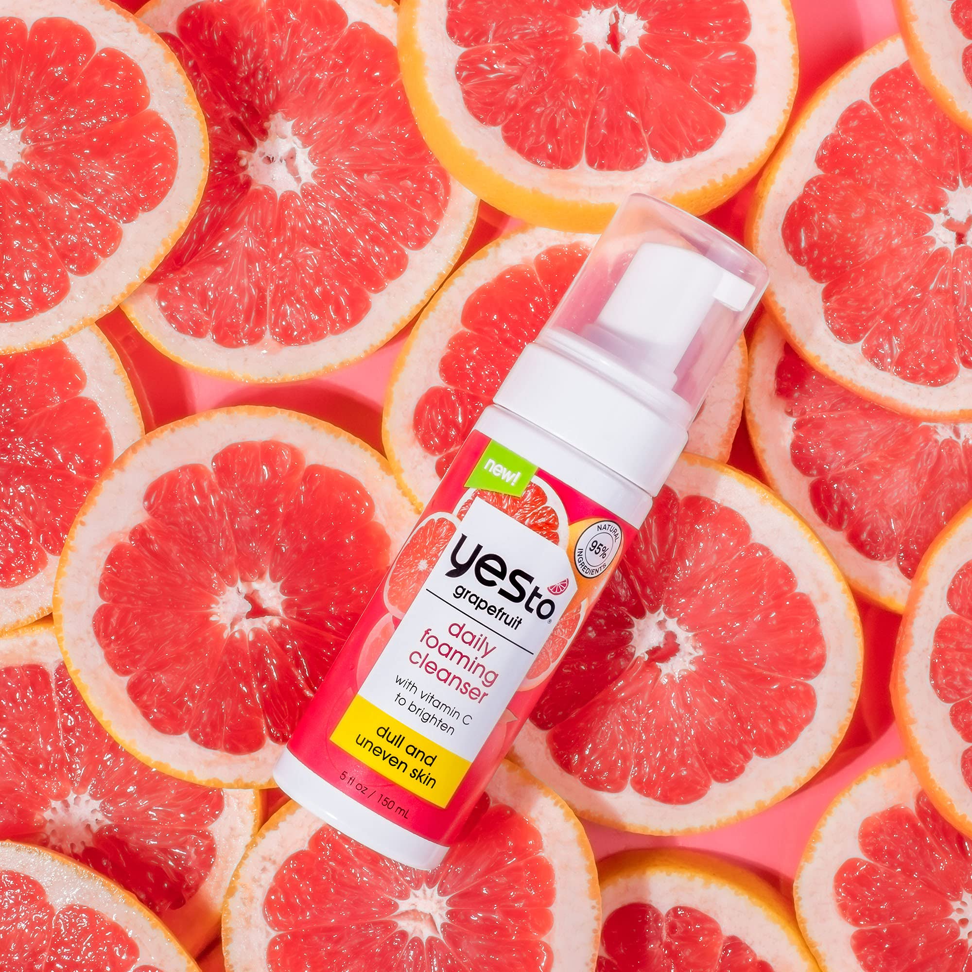 Foto 8 pulgar | Limpiador Espumoso Yes To Grapefruit Brightening, 150 Ml - Venta Internacional.