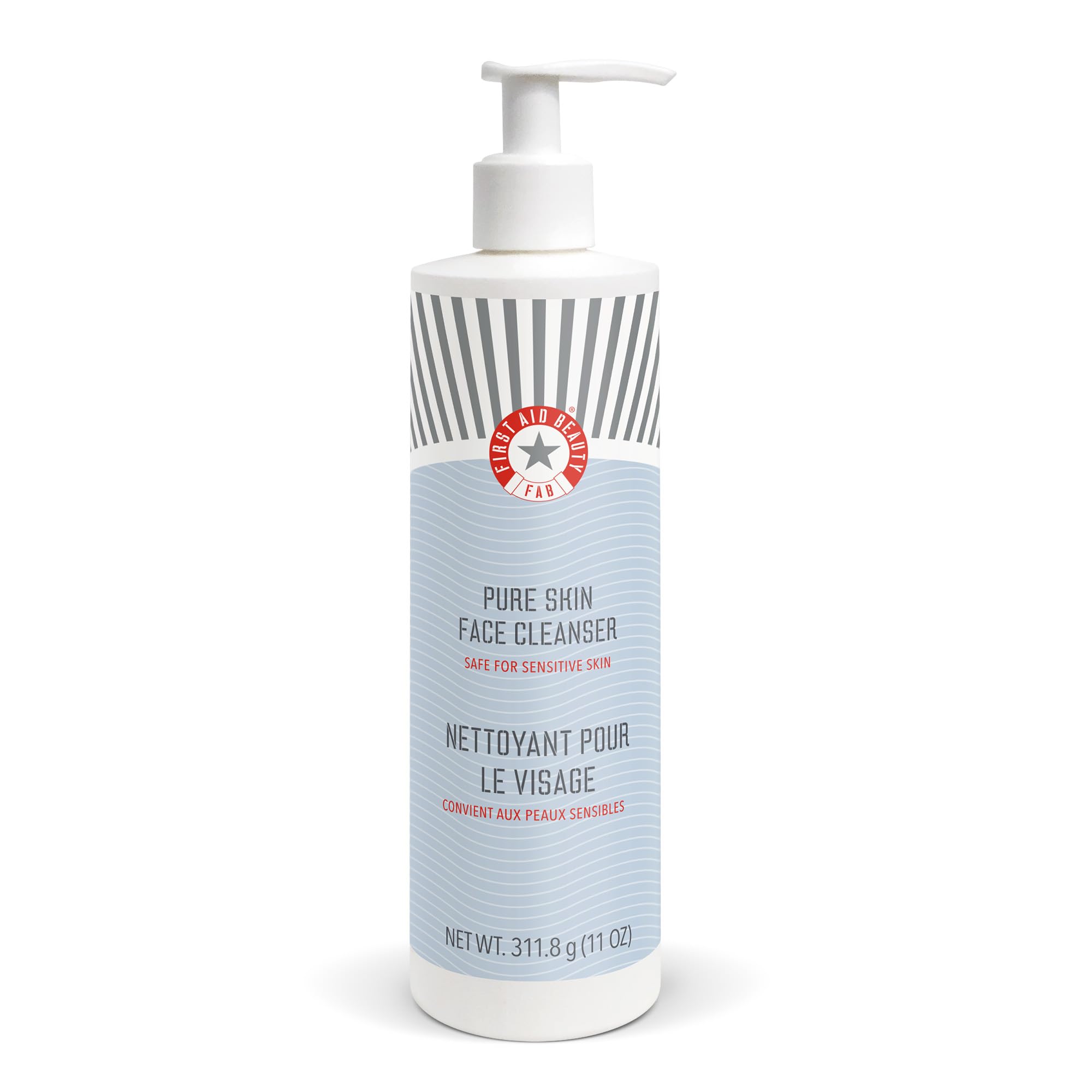 Foto 2 pulgar | Limpiador First Aid Beauty Pure Skin Face 325 Ml Para Piel Sensible - Venta Internacional.