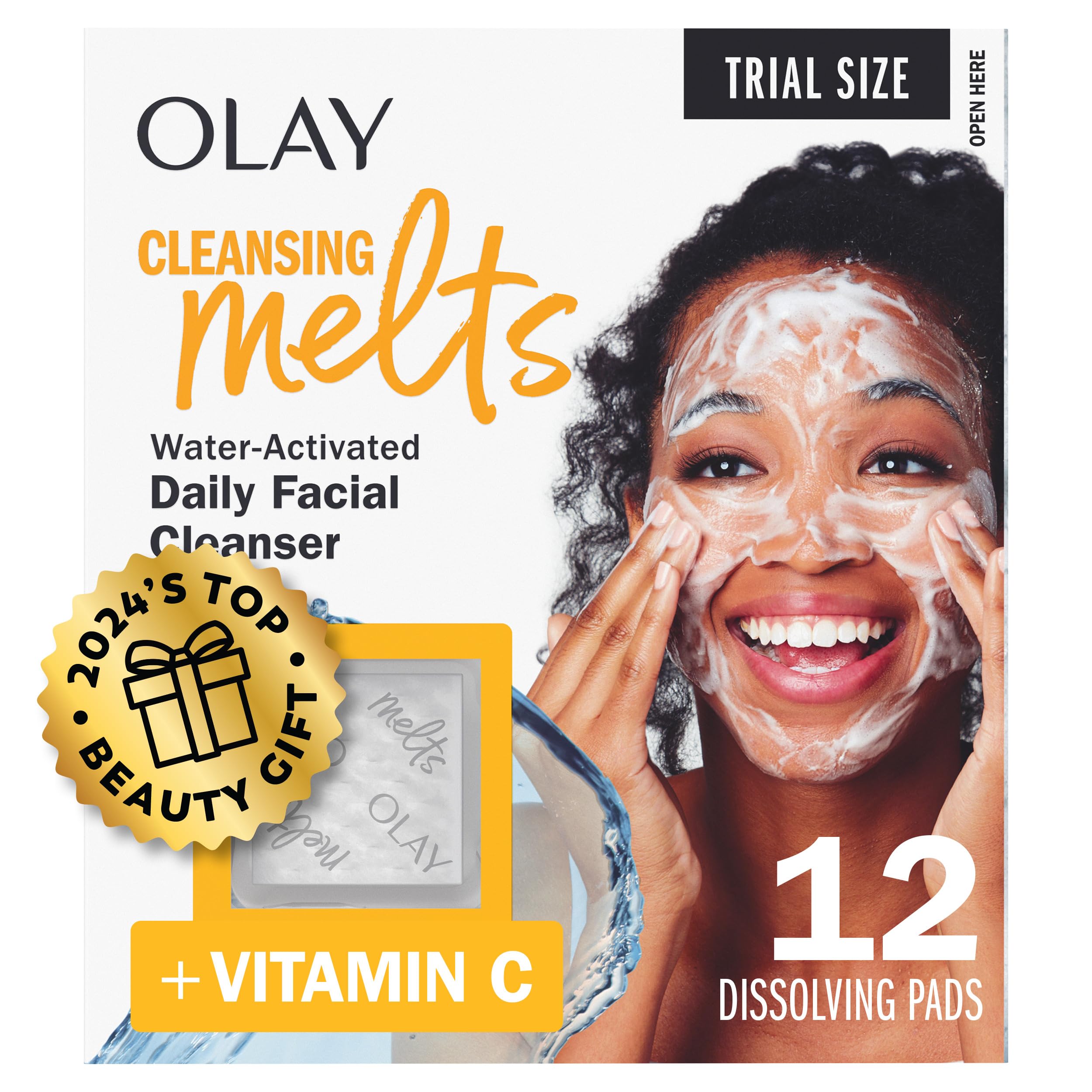 Foto 2 pulgar | Limpiador Facial Olay Cleansing Melts + Vitamina C, 12 Unidades - Venta Internacional.