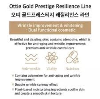 Foto 3 | Limpiador En Espuma Ottie Gold Prestige Resilience Refresh 150 Ml - Venta Internacional.