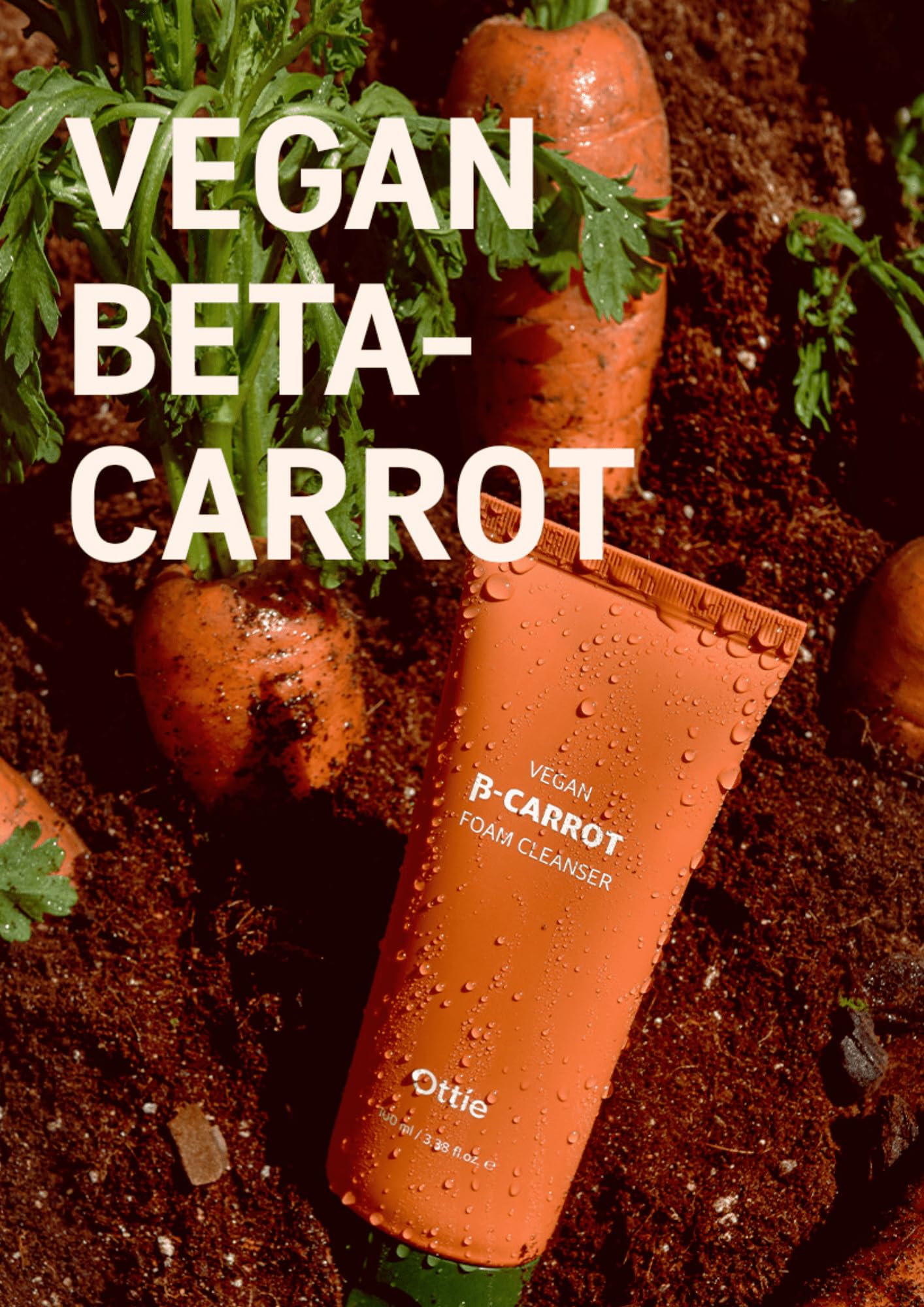 Foto 4 pulgar | Espuma Limpiadora Ottie Vegan Beta Carrot Para Rostro 150 Ml - Venta Internacional.