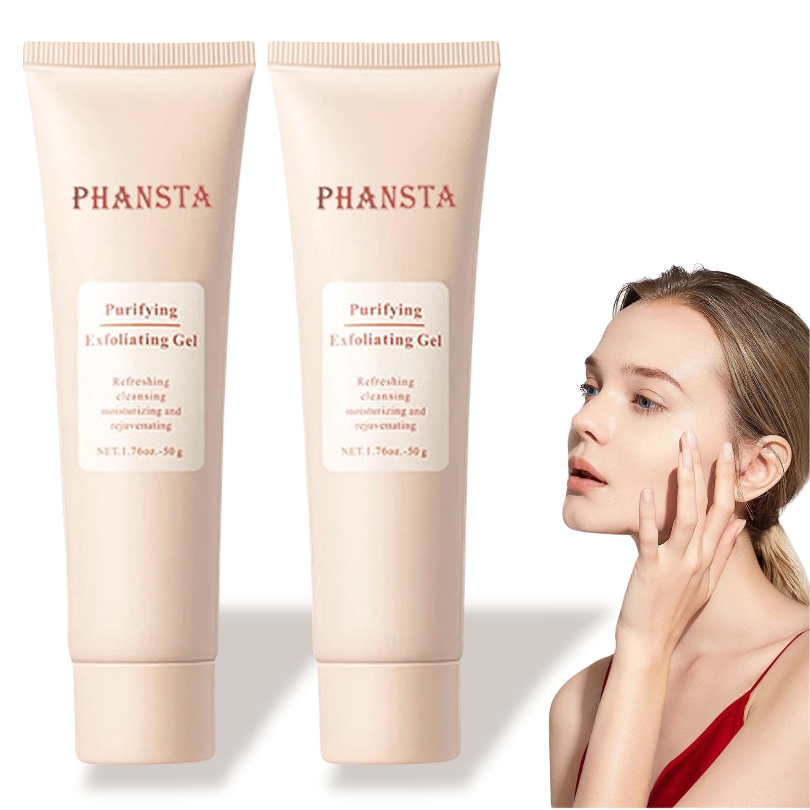 Gel Exfoliante, Purificador E Hidratante, 2 Unidades, Para Rostro - Venta Internacional.