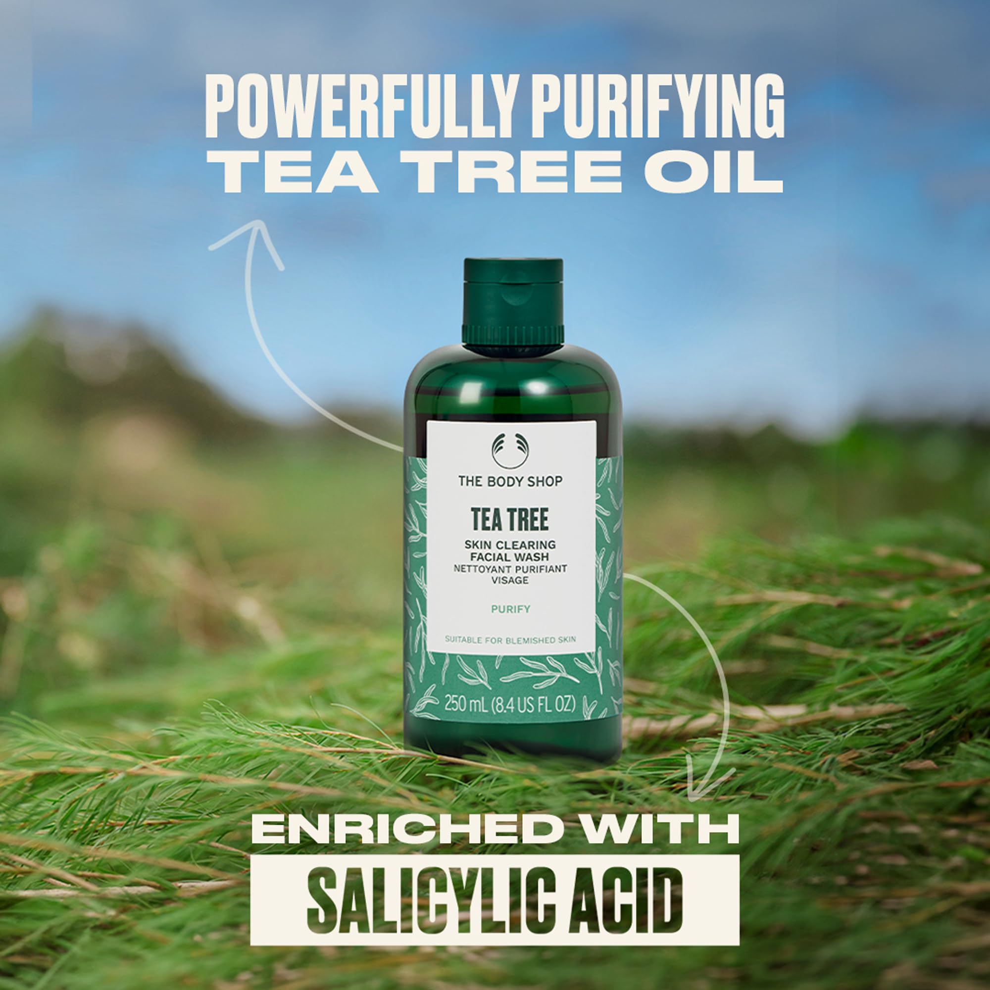 Foto 8 pulgar | Limpiador Facial The Body Shop Tea Tree Skin Clearing, 250 Ml, Vegano - Venta Internacional.