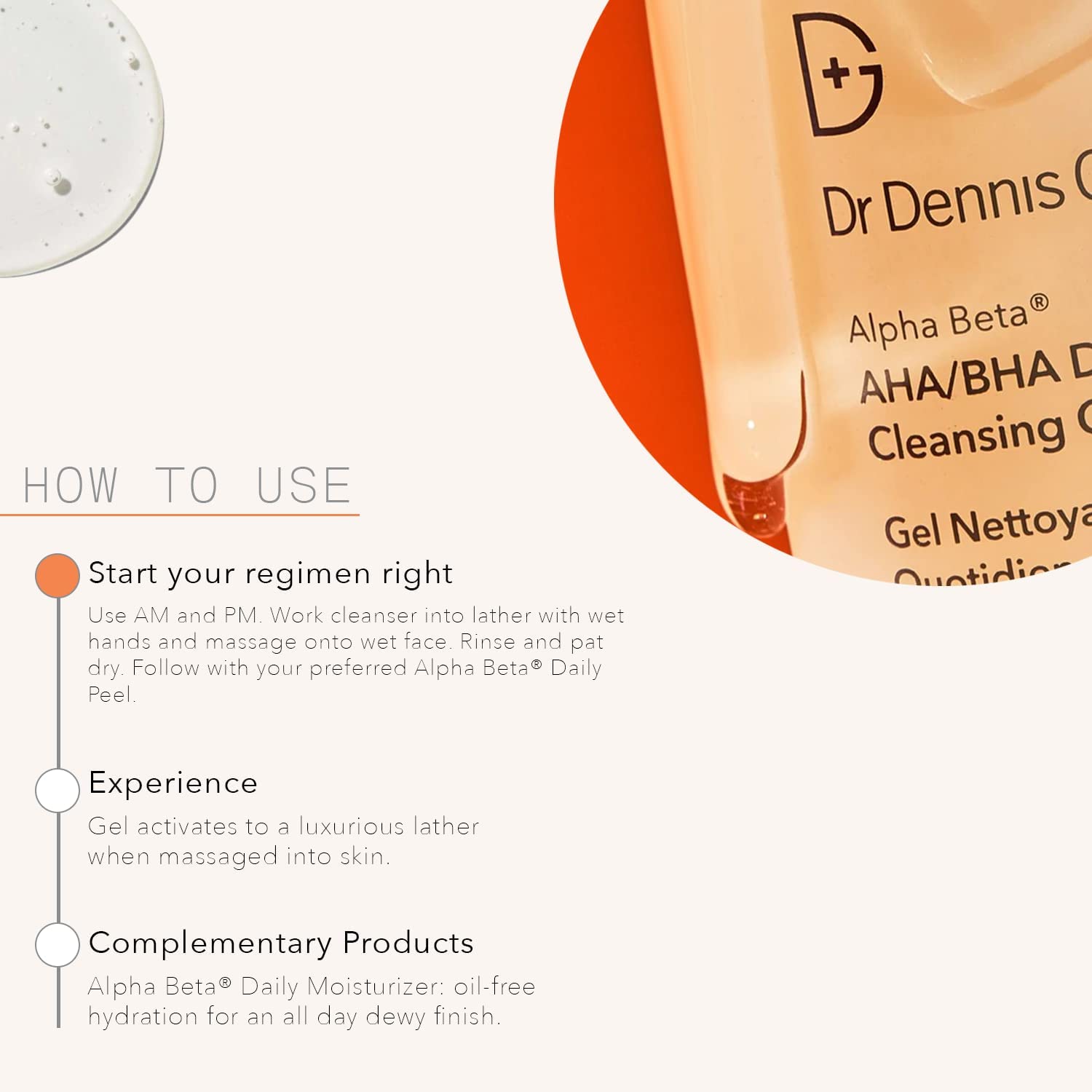 Foto 5 pulgar | Gel Limpiador Dr. Dennis Gross Alpha Beta  Aha/bha 220 Ml - Venta Internacional.
