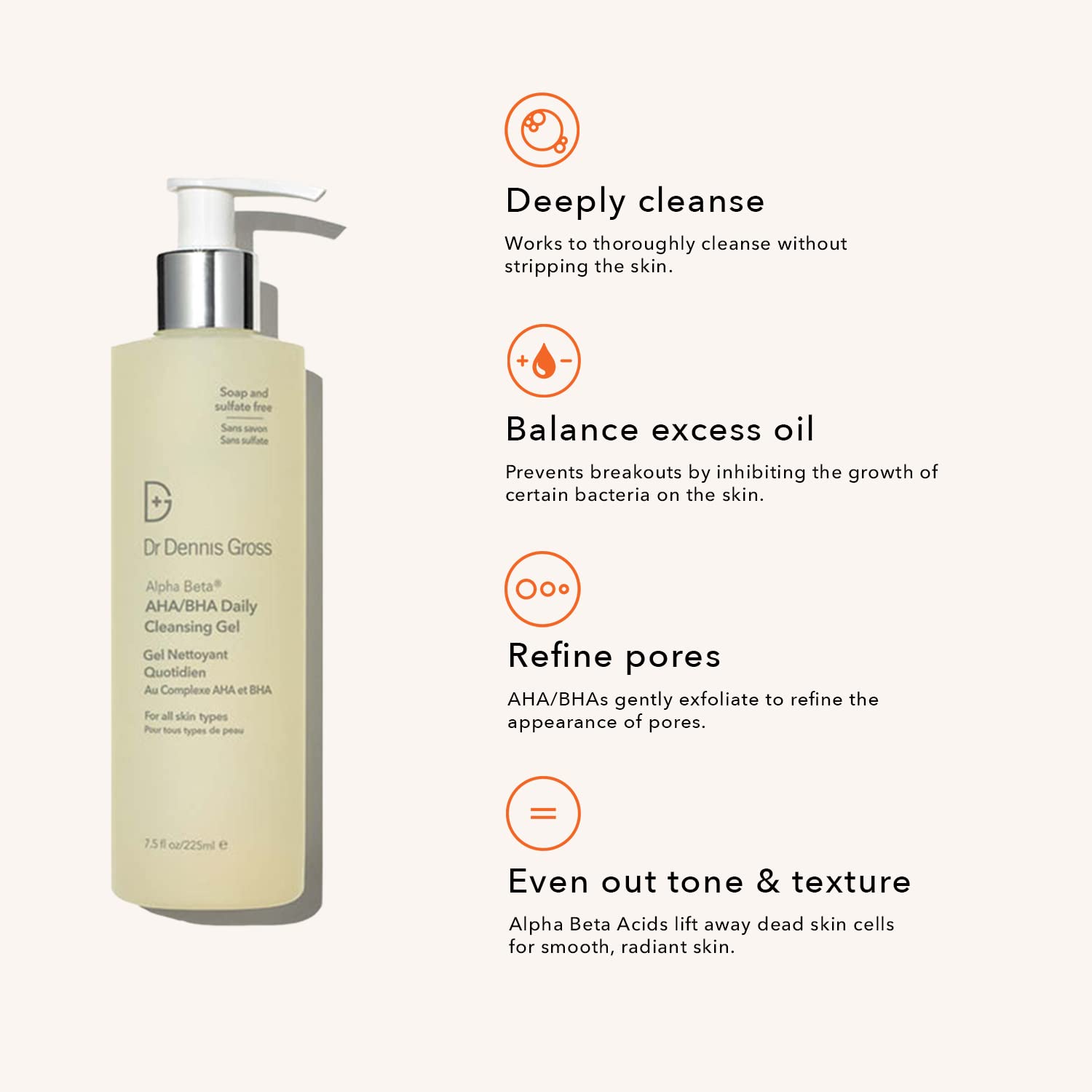 Foto 5 | Gel Limpiador Dr. Dennis Gross Alpha Beta  Aha/bha 220 Ml - Venta Internacional.