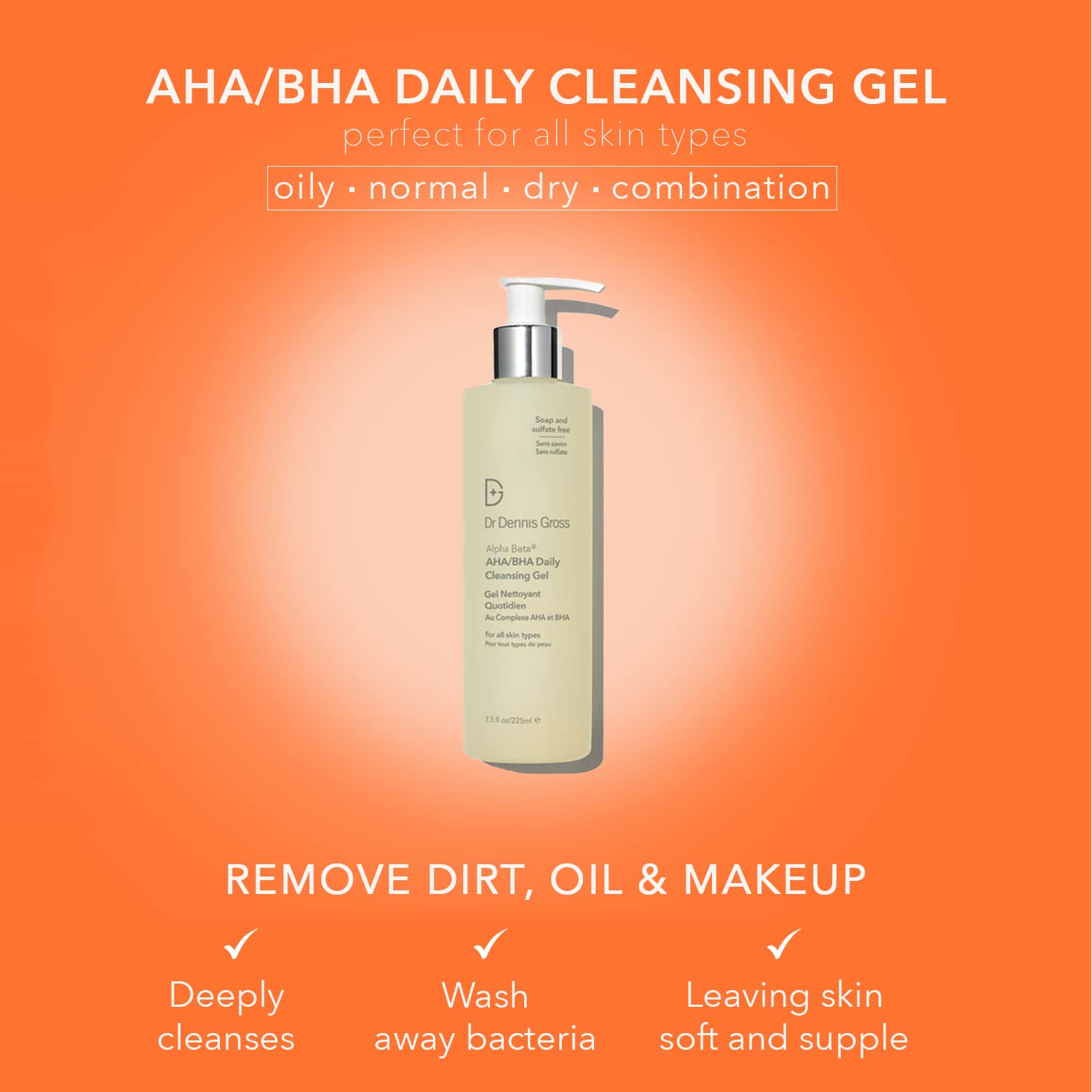 Foto 7 pulgar | Gel Limpiador Dr. Dennis Gross Alpha Beta  Aha/bha 220 Ml - Venta Internacional.