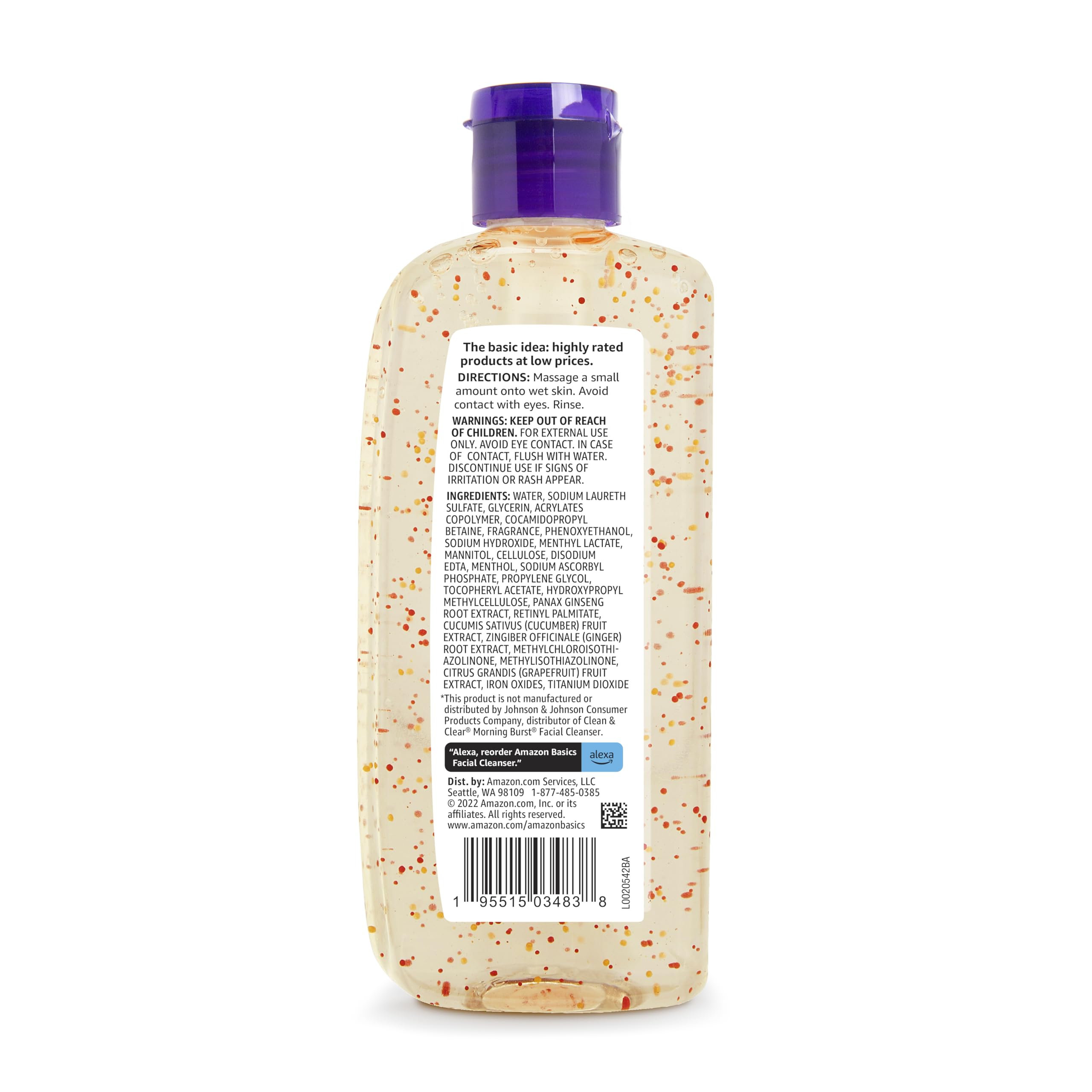Foto 3 | Limpiador Facial Amazon Basics Morning Fresh 240 Ml - Venta Internacional