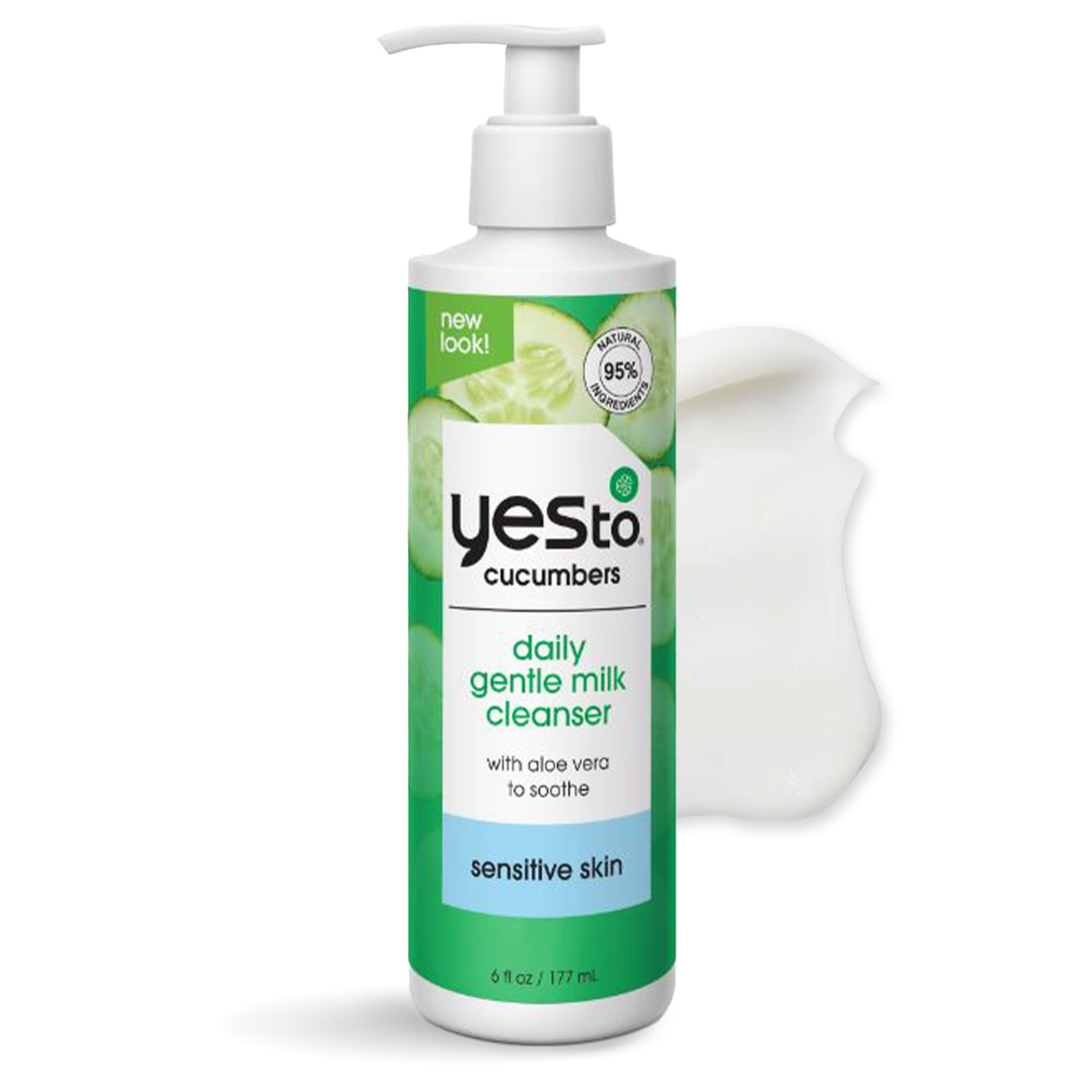 Limpiador Yes To Cucuminers Daily Gentle Milk 180 Ml, Vegano - Venta Internacional.