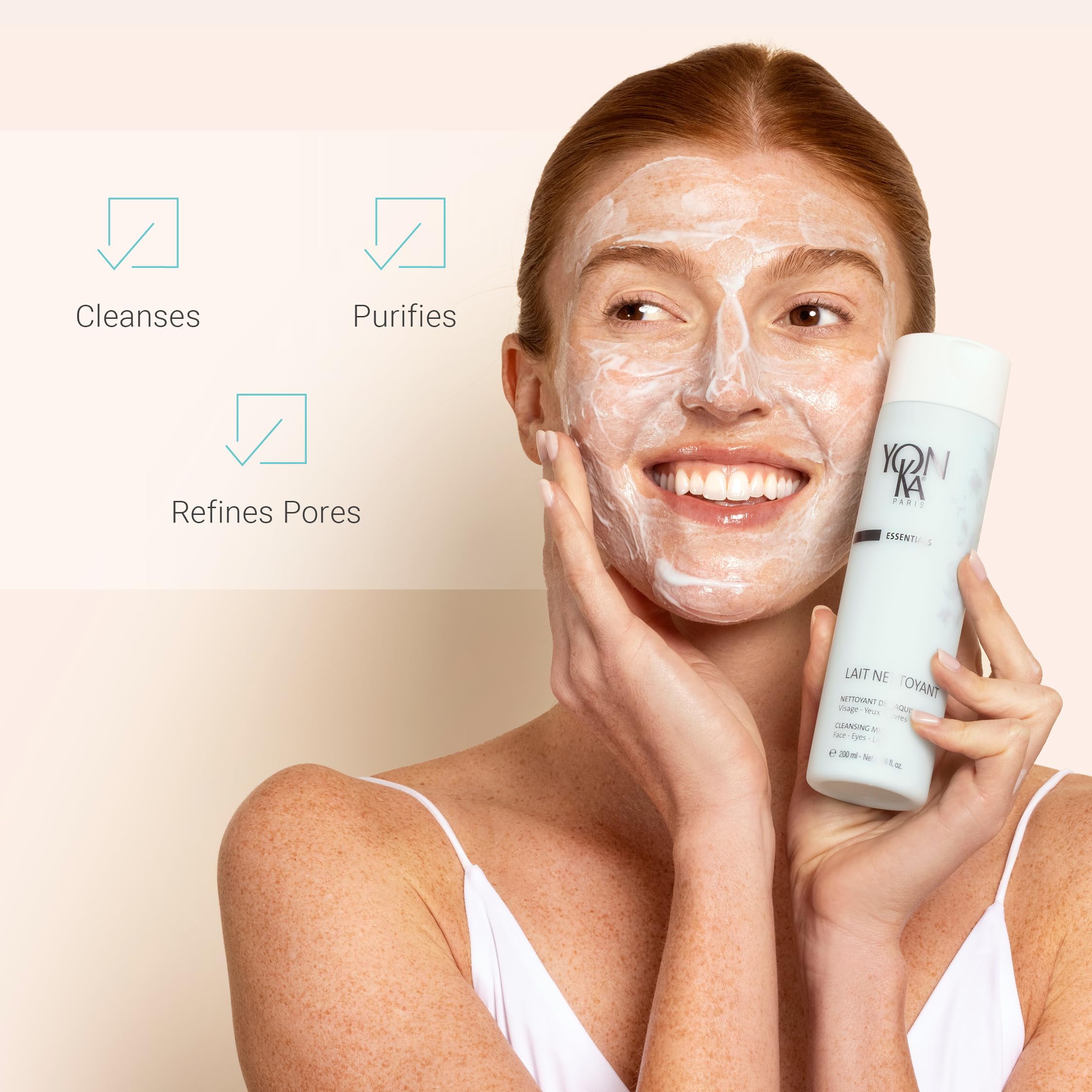 Foto 2 | Limpiador Facial Yon-ka Lait Nettoyant Gentle Milk All Skin - Venta Internacional