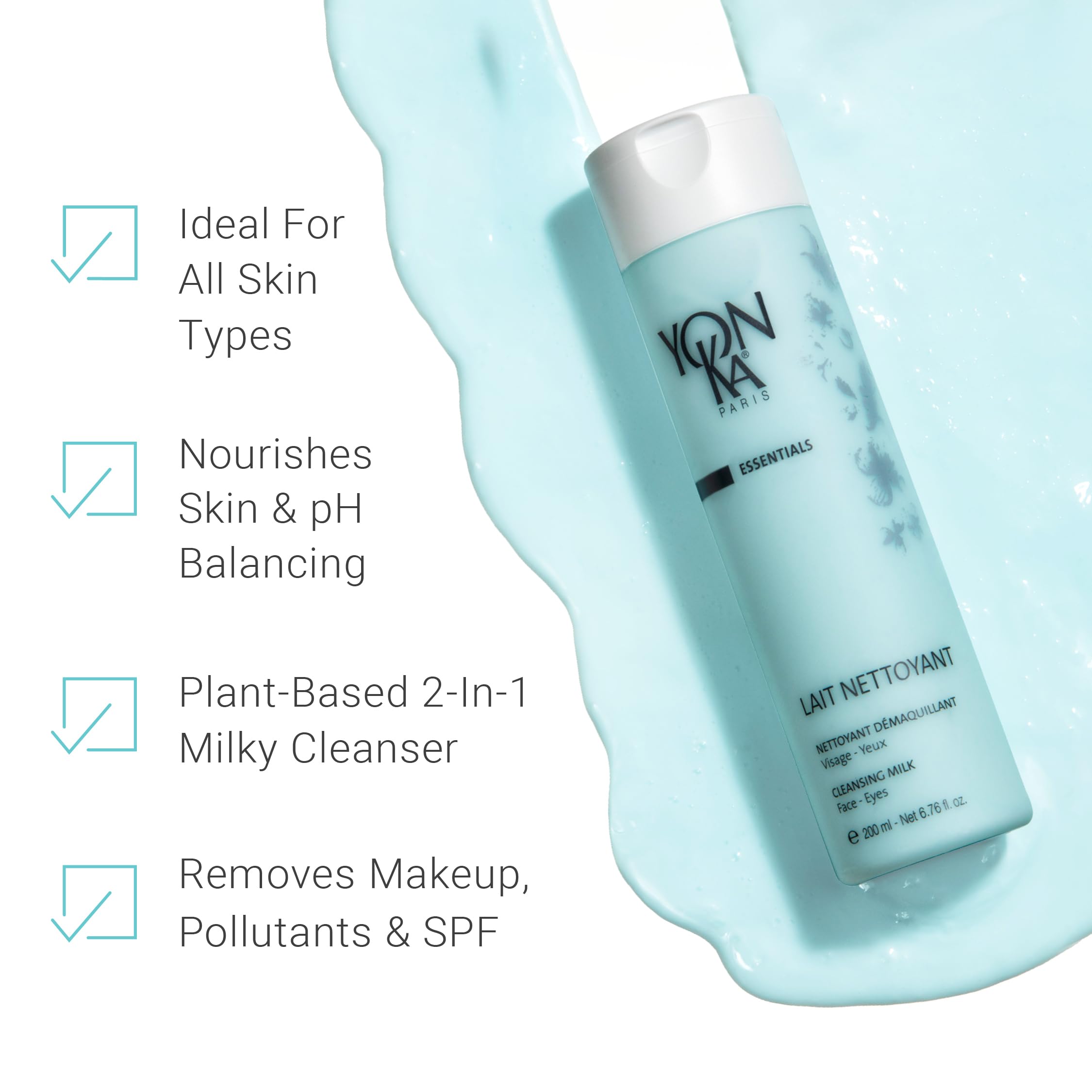 Foto 4 pulgar | Limpiador Facial Yon-ka Lait Nettoyant Gentle Milk All Skin - Venta Internacional