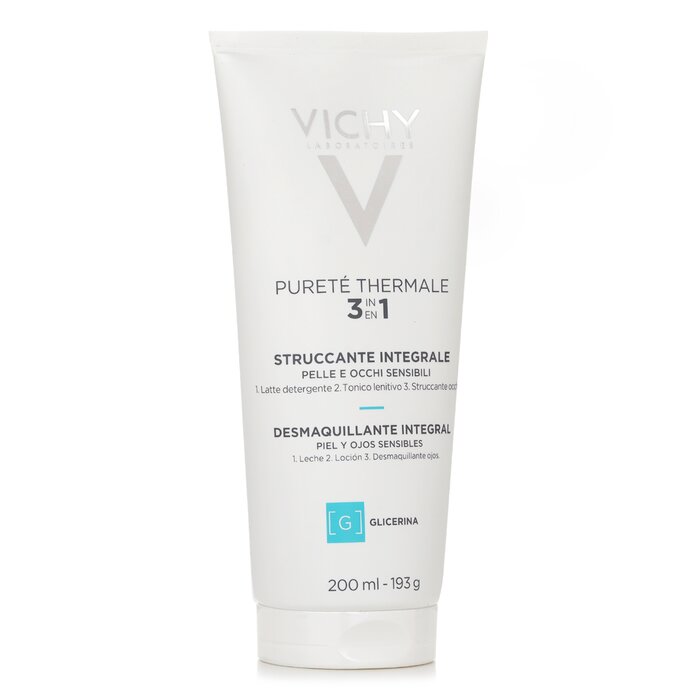 Foto 2 pulgar | Vichy Pureté Thermale 3 En 1 Limpiador Facial Para Piel Sensible 200ml