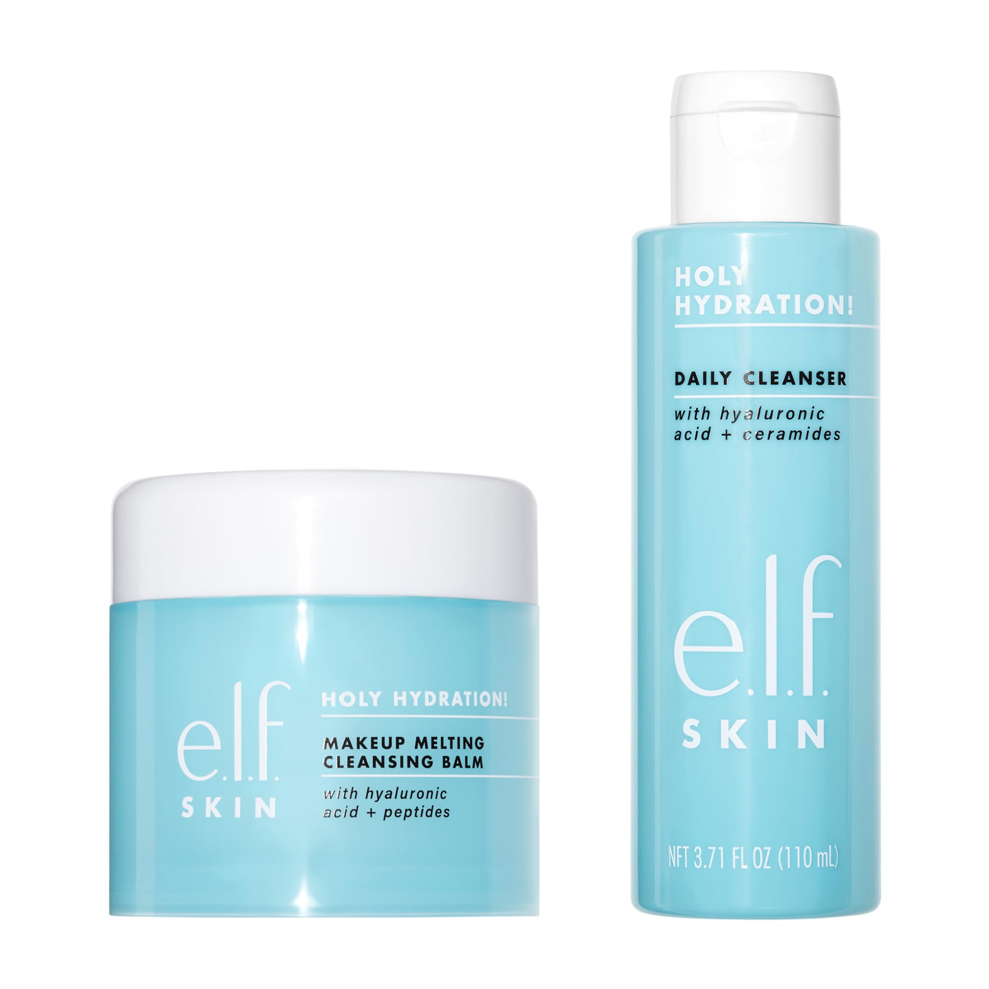Foto 2 pulgar | Double Cleanse Duo E.l.f. Skin ¡hidratación Sagrada! Con Bálsamo Y Limpiador - Venta Internacional.