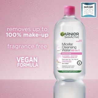 Foto 3 | Agua Micelar Garnier Sensitive Skin 700ml - Venta Internacional.