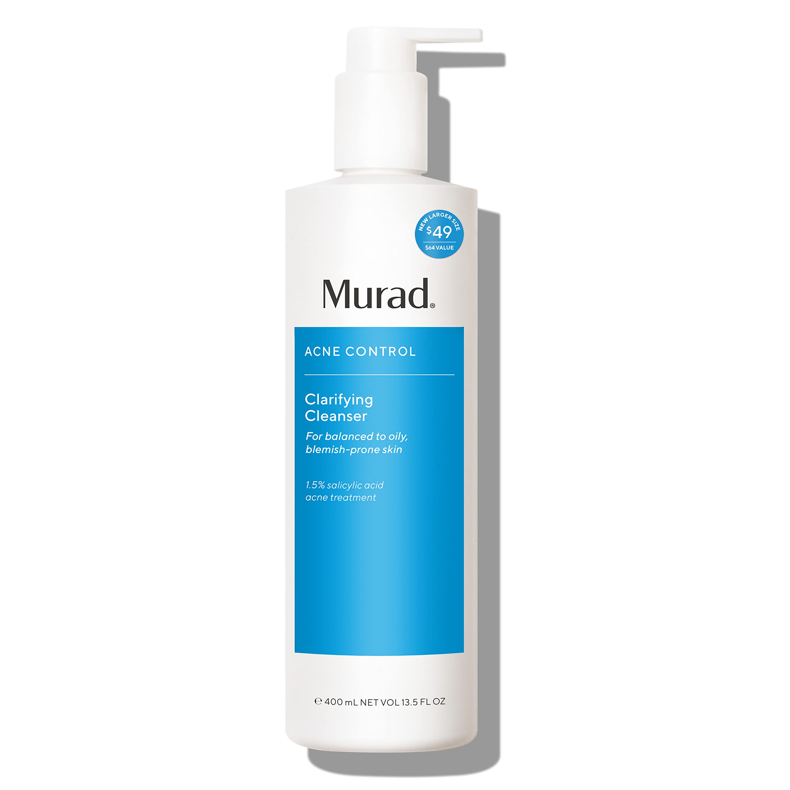 Limpiador Facial Murad Clarifying Acne Control 400 Ml Con Ácido Salicílico - Venta Internacional.