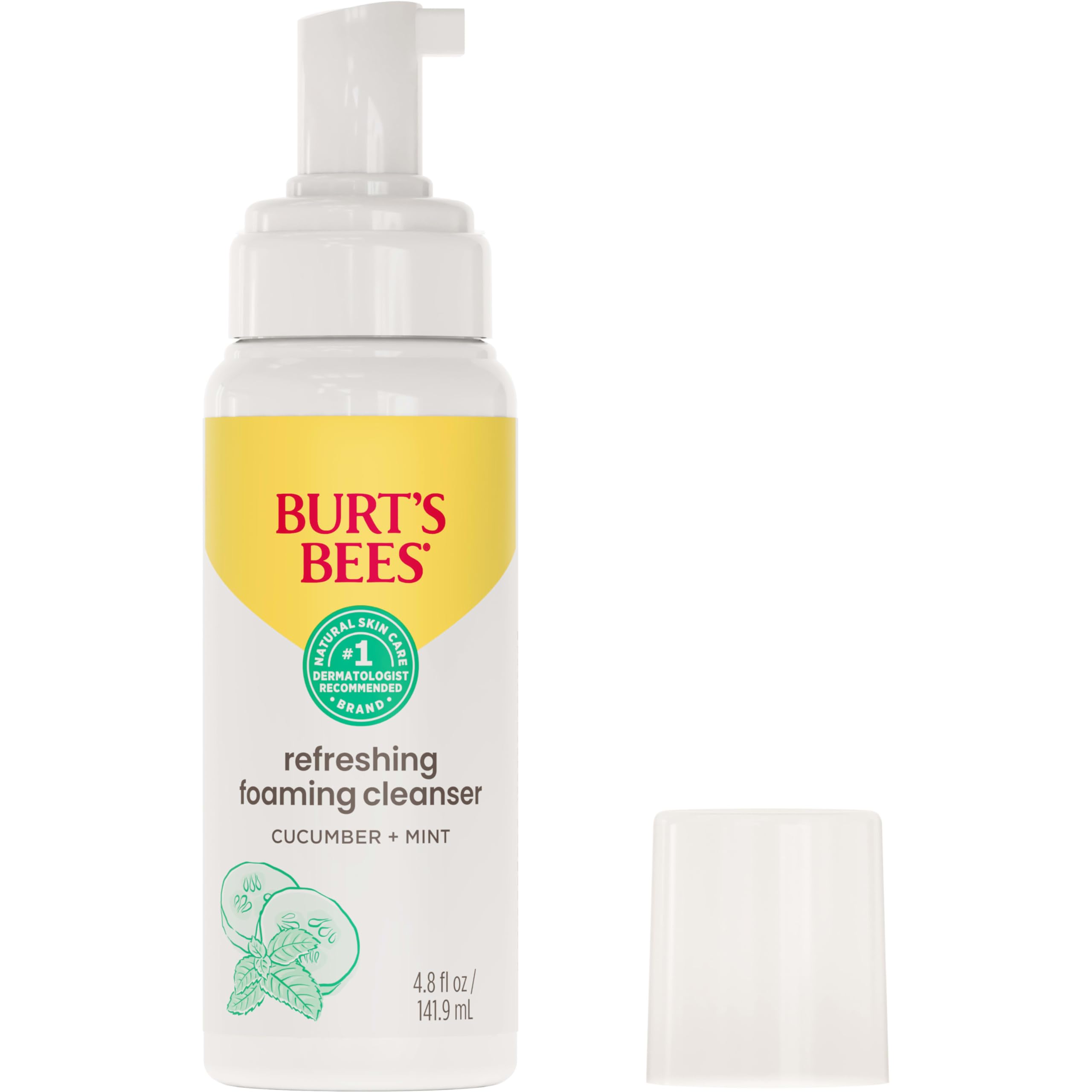 Limpiador Facial Burt's Bees, Refrescante Y Espumoso, Pepino, 120 Ml - Venta Internacional.