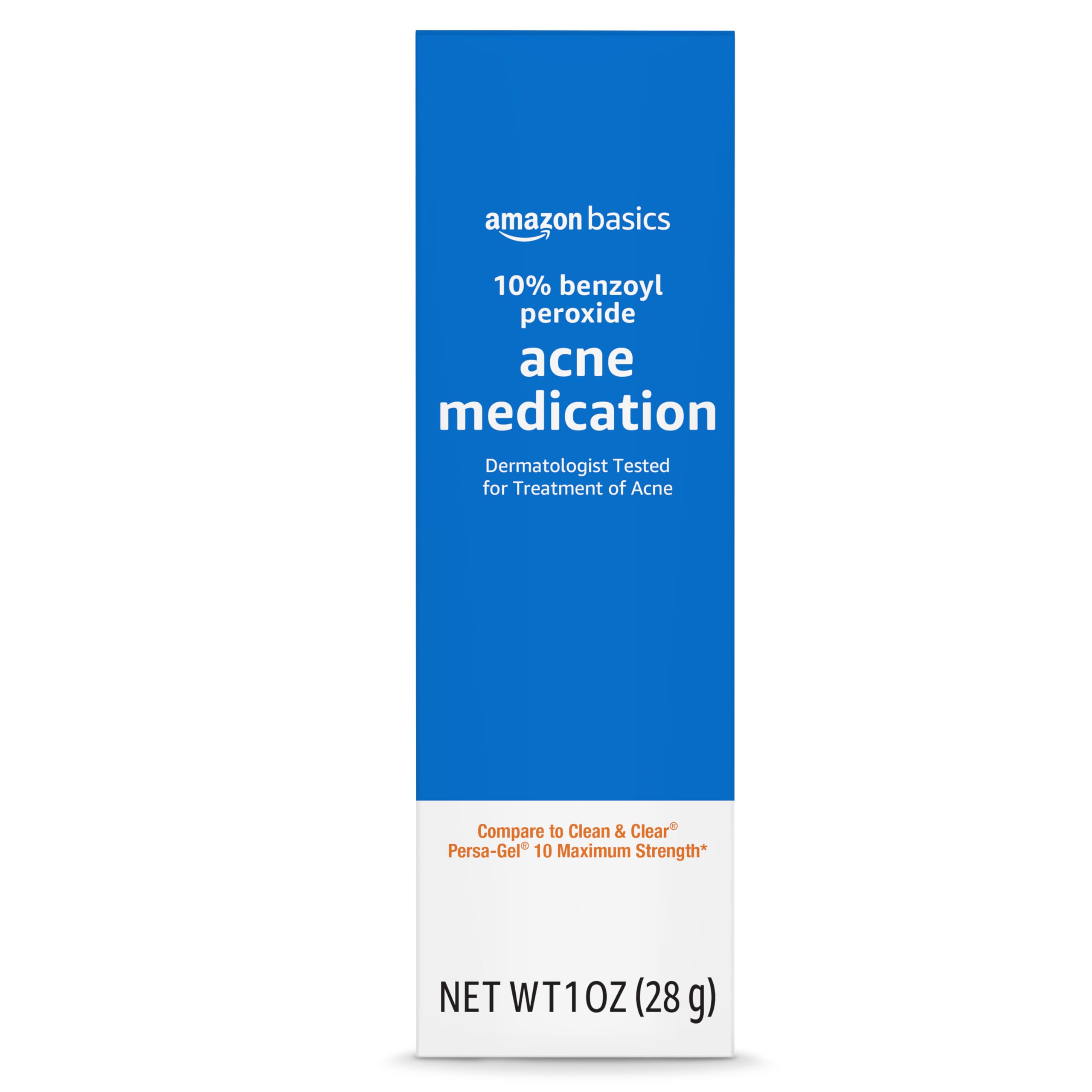 Foto 1 | Gel Facial Amazon Basics con Peróxido de Benzoilo 10% 28 g - Venta Internacional