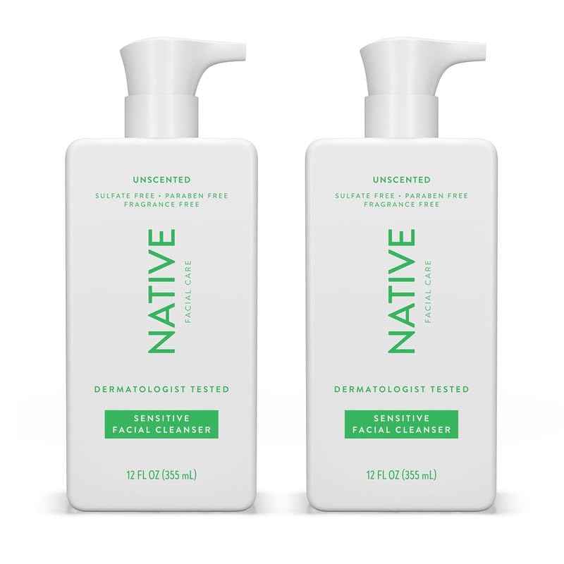 Limpiador Facial Native Sensitive Face Wash 360 Ml (paquete De 2) - Venta Internacional.