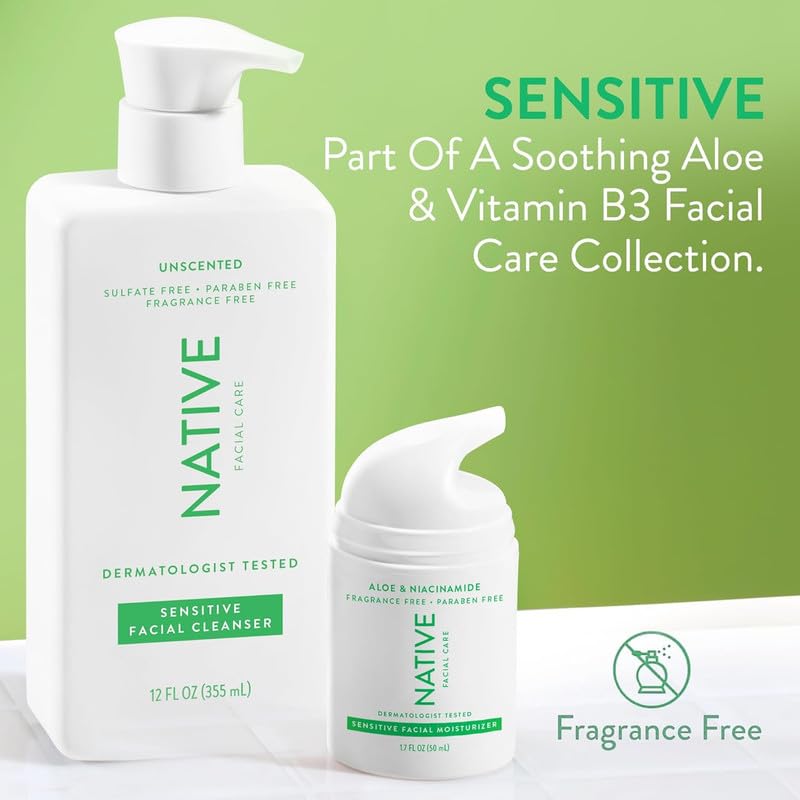 Foto 7 pulgar | Limpiador Facial Native Sensitive Face Wash 360 Ml (paquete De 2) - Venta Internacional.