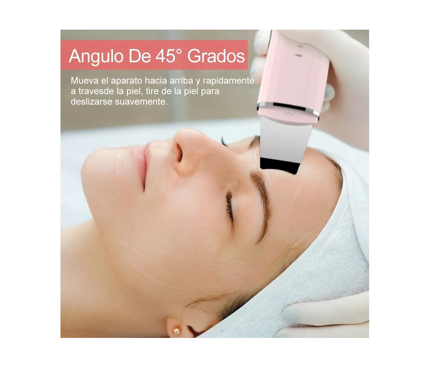 Foto 3 pulgar | Limpiador Exfoliador Facial Ultrasónico Eo Safe Imports Esi-11709-1 Rosa