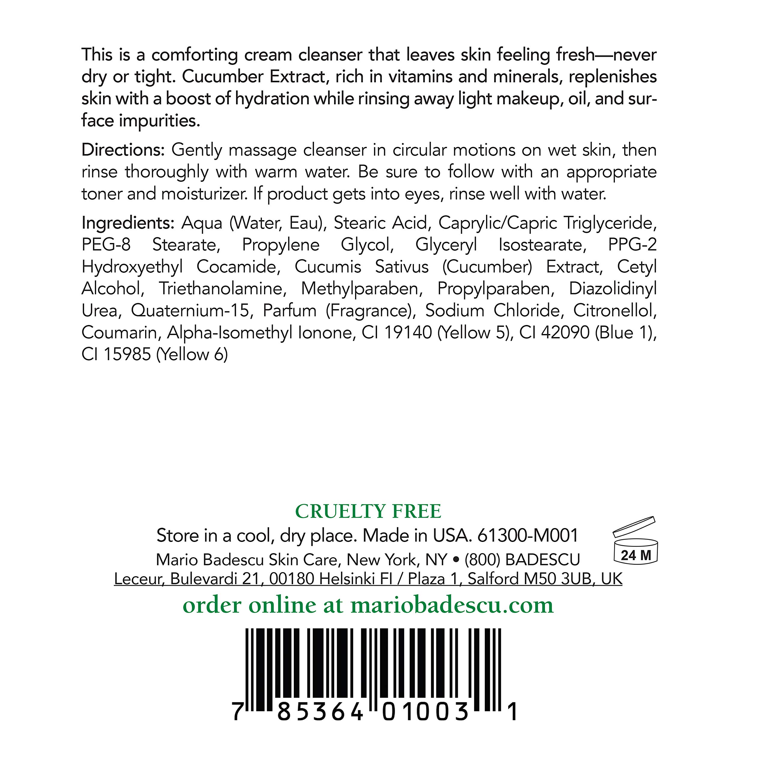 Foto 3 pulgar | Limpiador Facial Mario Badescu de Pepino de 177 ml-Venta Internacional