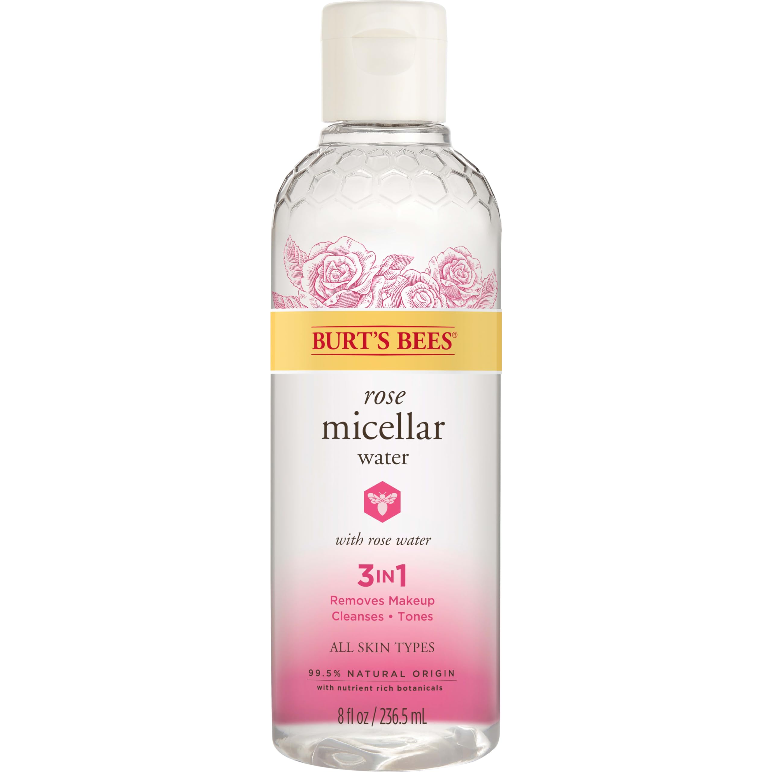 Agua Micelar Tonificante de Rosa Burt's Bees 8 oz  - Venta Internacional